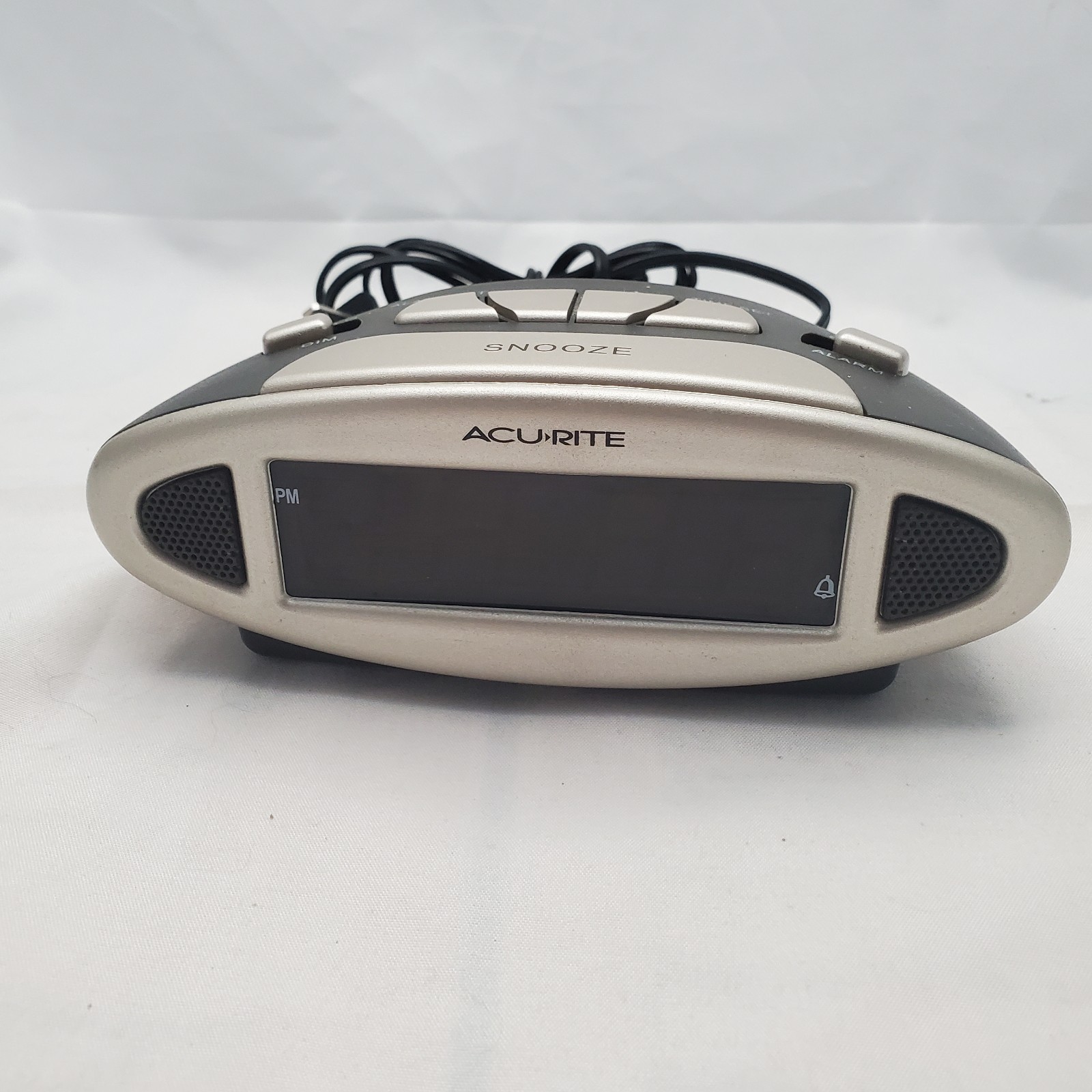 Acu-Rite Electric  Digital Alarm Clock  With Battery Backup  Model # 13027 Works