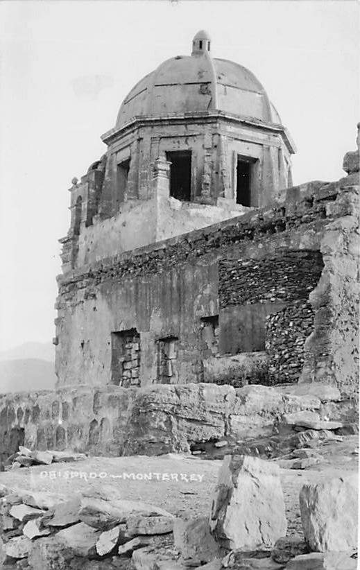 Postcard Mexico: RPPC Obispado Ruins, Monterrey, Nuevo Leon