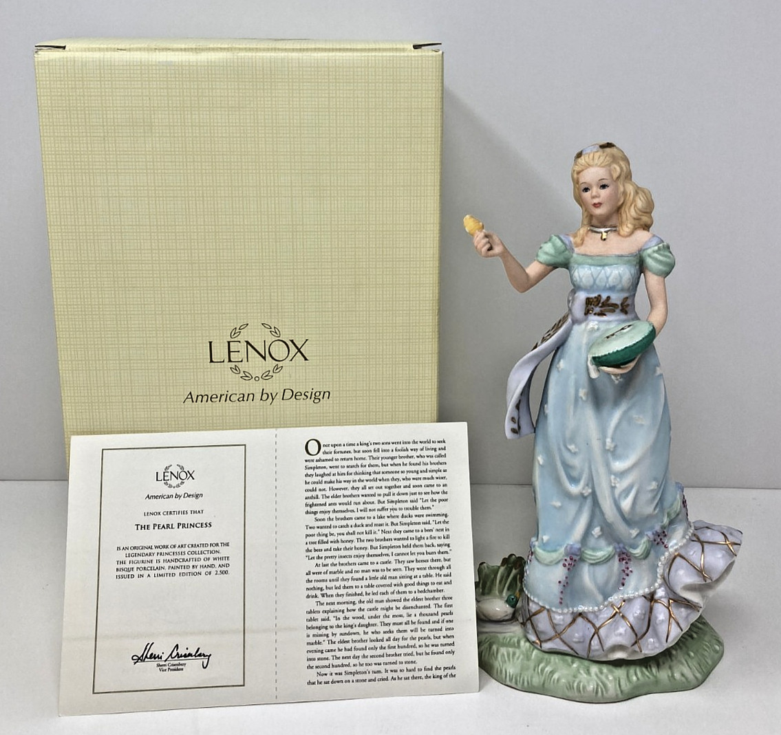 Lenox The Pearl Princess Figurine Limited Edition 700/2500 Mint in Box Lenox The Pearl Princess Figurine Limited Edition 700/2500 Mint in Box