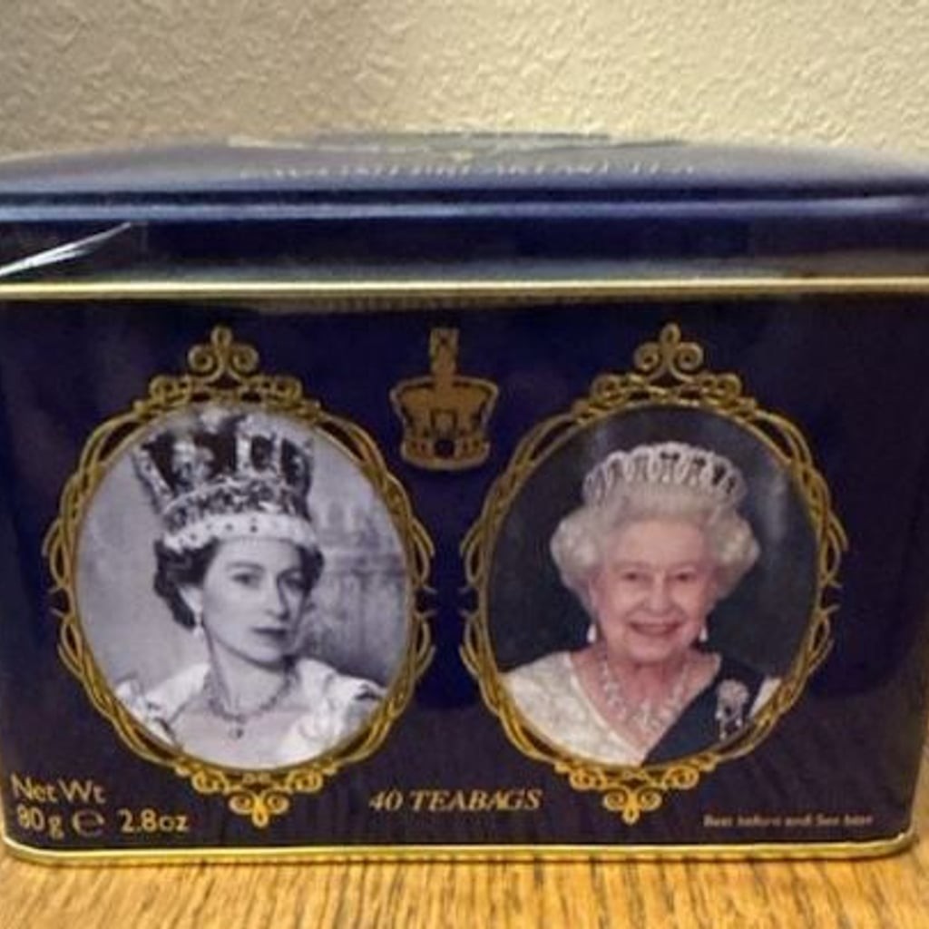 Teas Queen Elizabeth II Commemorative English Breakfast Tea Tin 40 Teabags