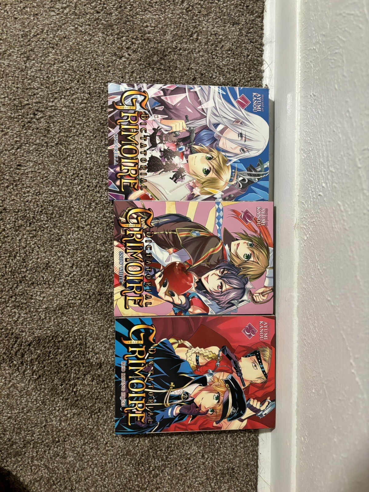Dictatorial Grimoire Lot of 3 Manga TPBs Books Vol 1-3 Ayumi Kanou ENGLISH
