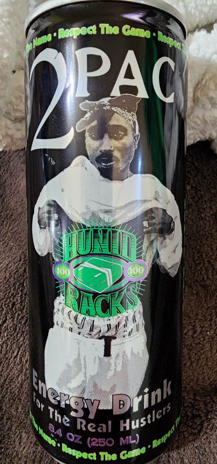 2Pac 2008 Hunid Racks Bay Area Energy Drink Sealed Can Hip Hop Legend Tupac 2Pac 2008 Hunid Racks Bay Area Energy Drink Sealed Can Hip Hop Legend Tupac