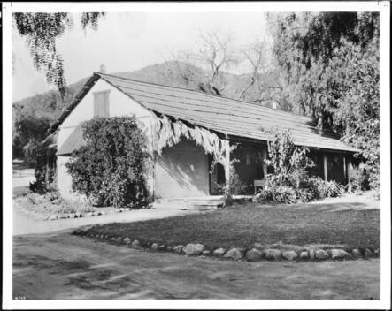 The first house in Hollywood 1905 California Old Photo