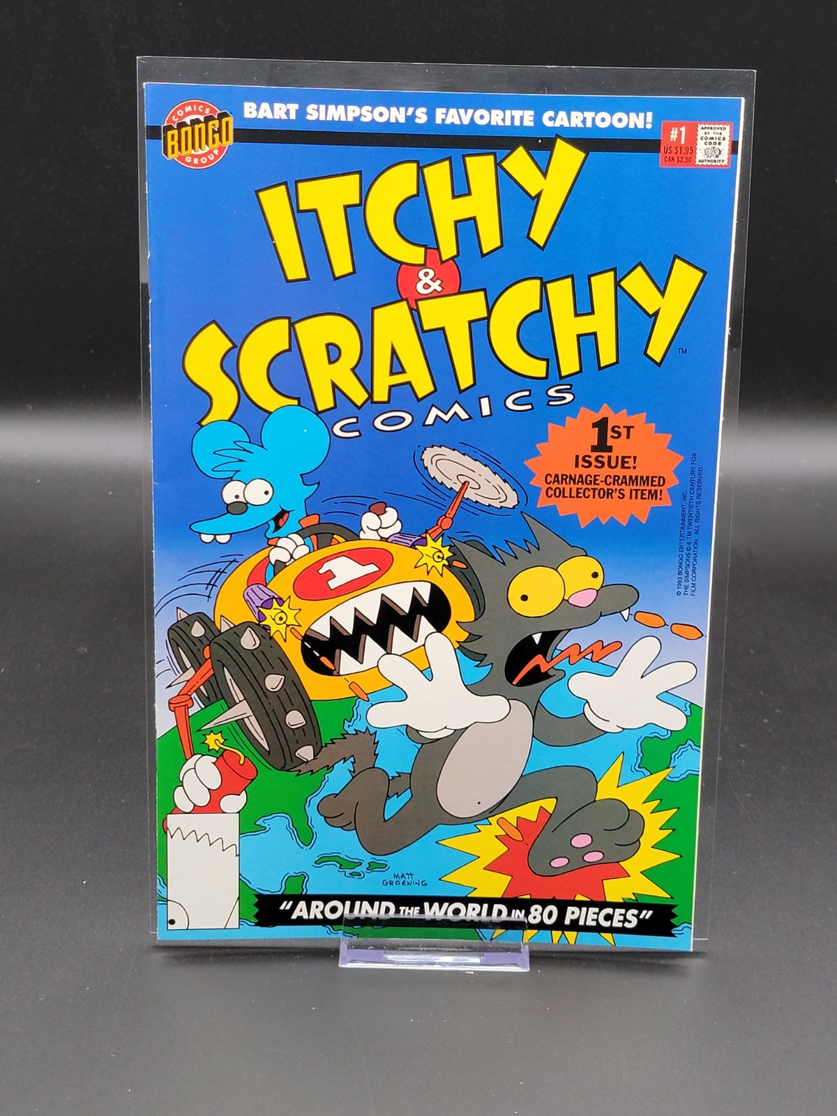 Itchy & Scratchy Comics #1 Bartcode • Bongo • 1993
