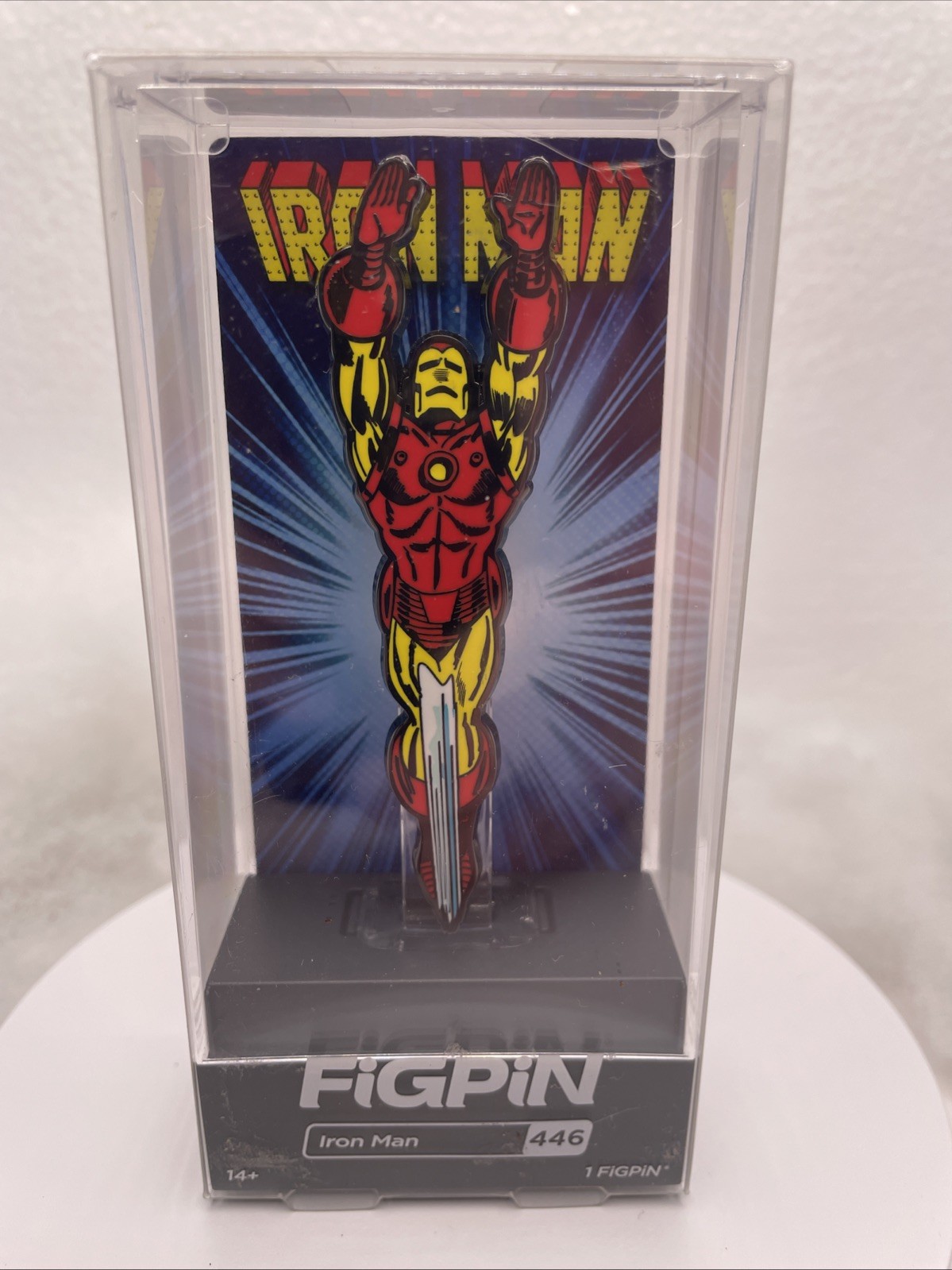 Marvel Classics: FiGPiN Enamel Pin Iron Man [446] NEW UnClaimed