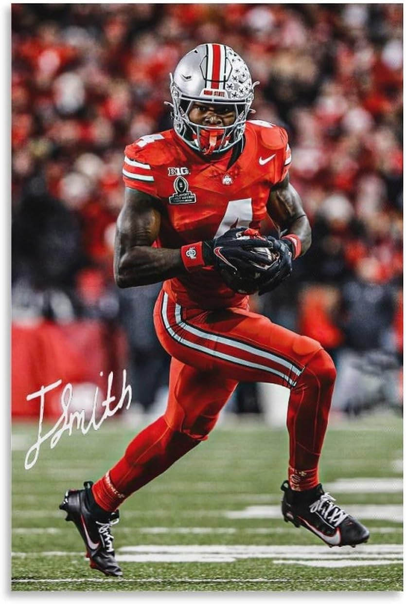 Jeremiah Smith Poster – Athlete Sports Art Print Home Wall Decor 24x36