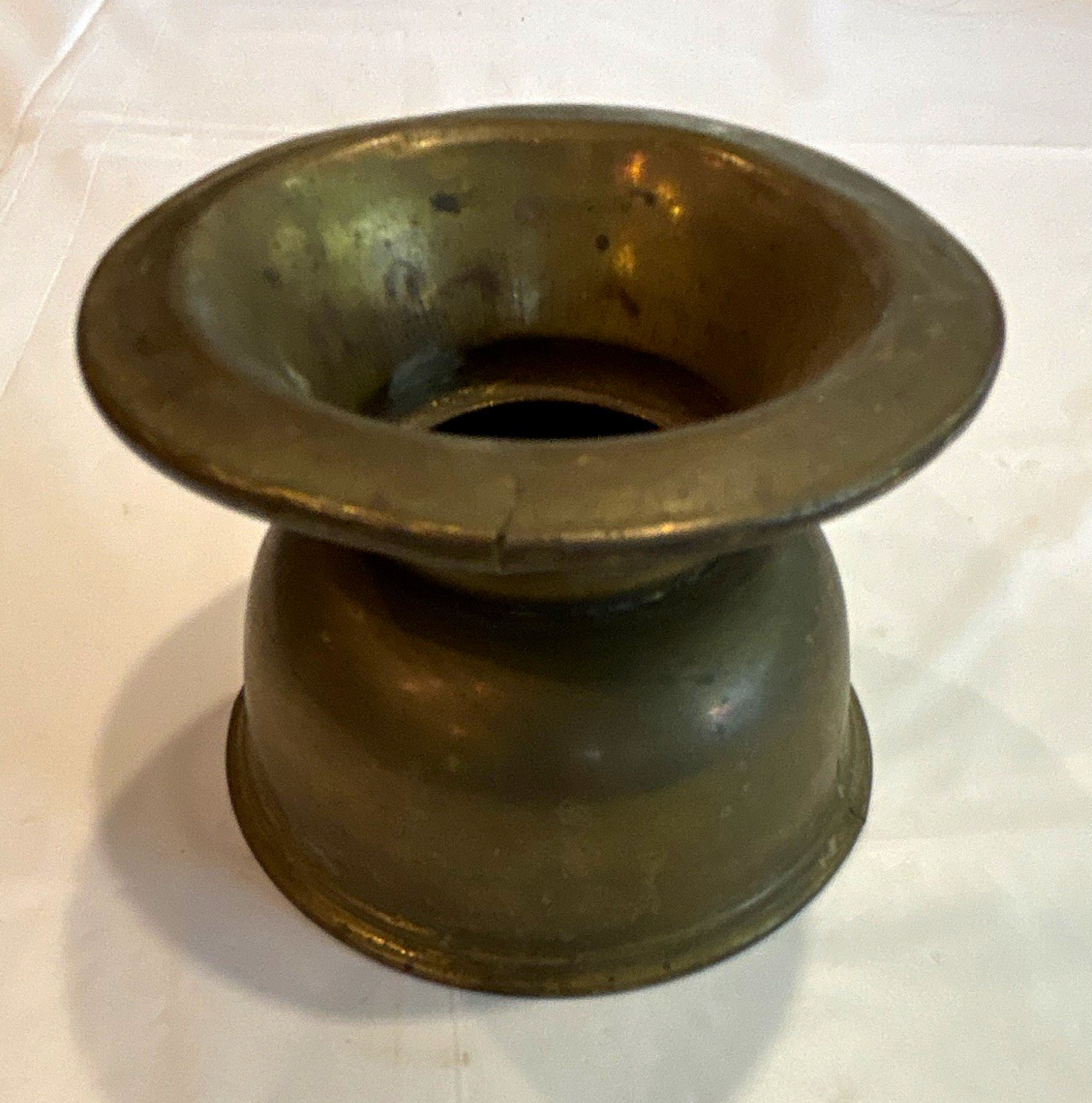 Vintage small Brass Spittoon Cuspidor Tobacco Spit Pot Brass Cuspidor Pot