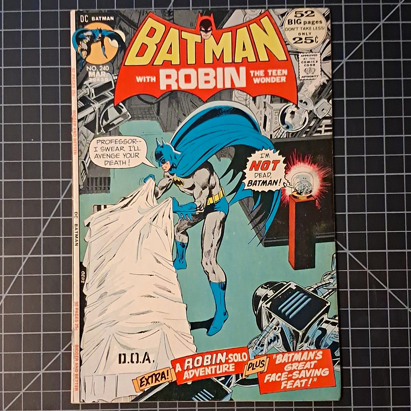 Batman #240 DC Comics 1972 Bronze Age Batman & Robin Batman #240 DC Comics 1972 Bronze Age Batman & Robin