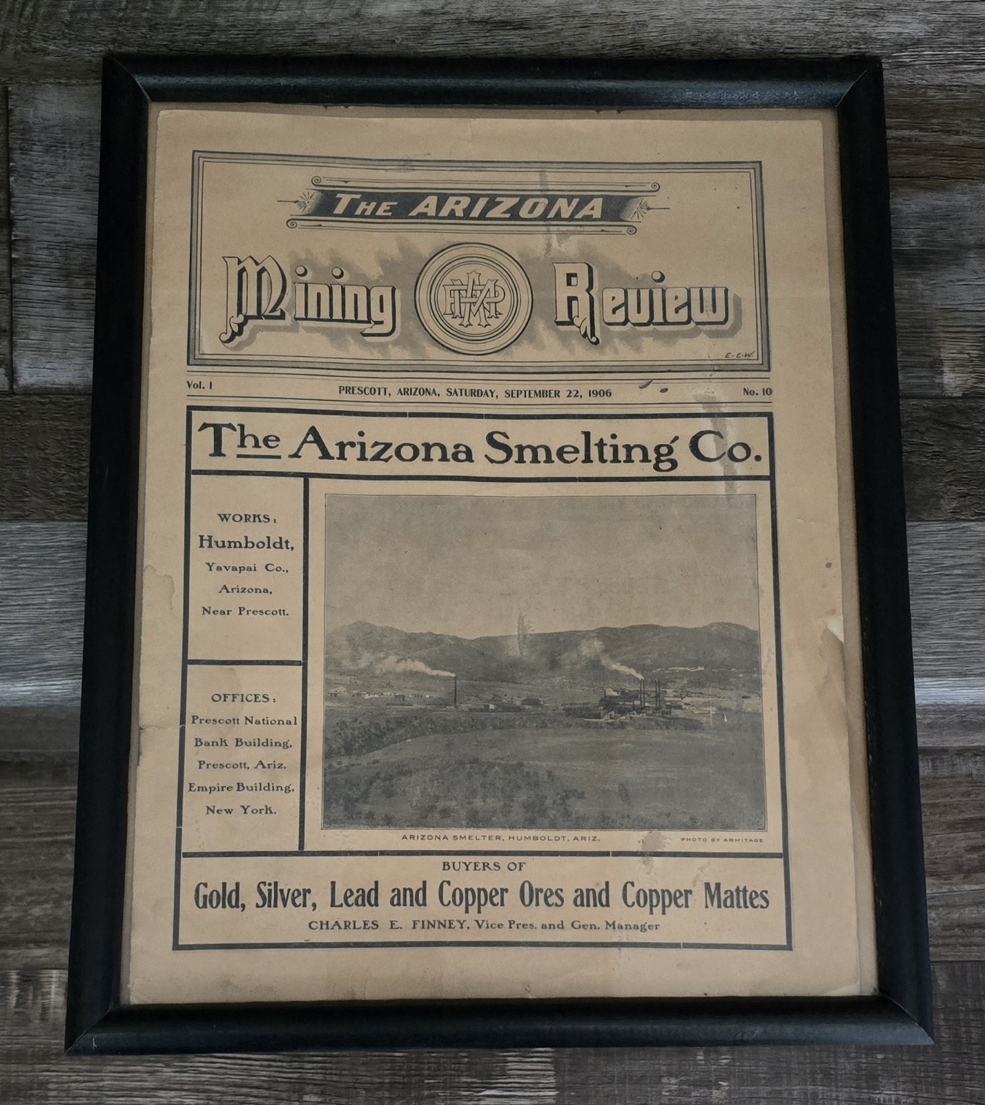 The Arizona Mining Review*Prescott Arizona September 22 1906*