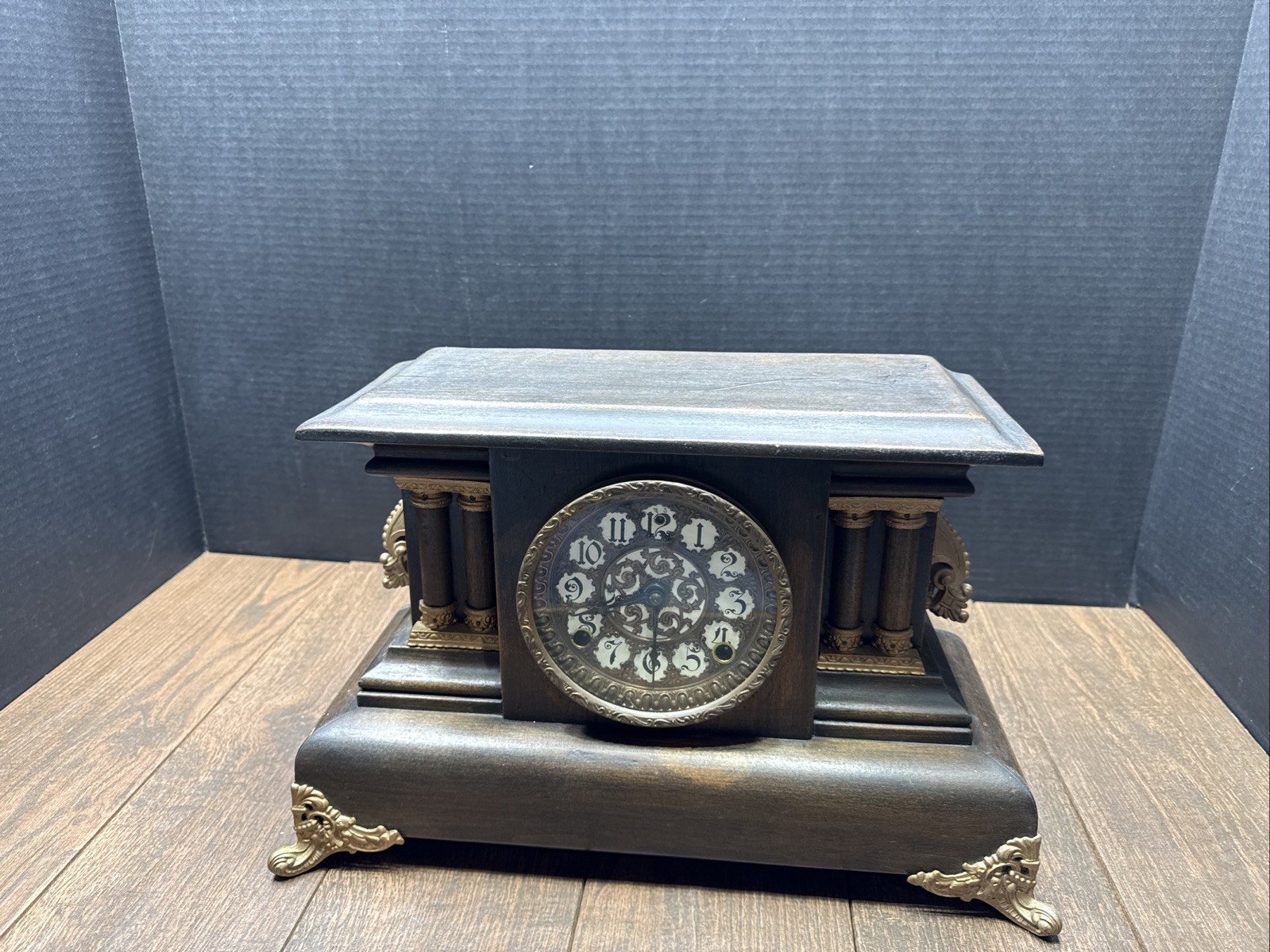 Antique E.N. Welch & Co 8 Day Mantel Clock