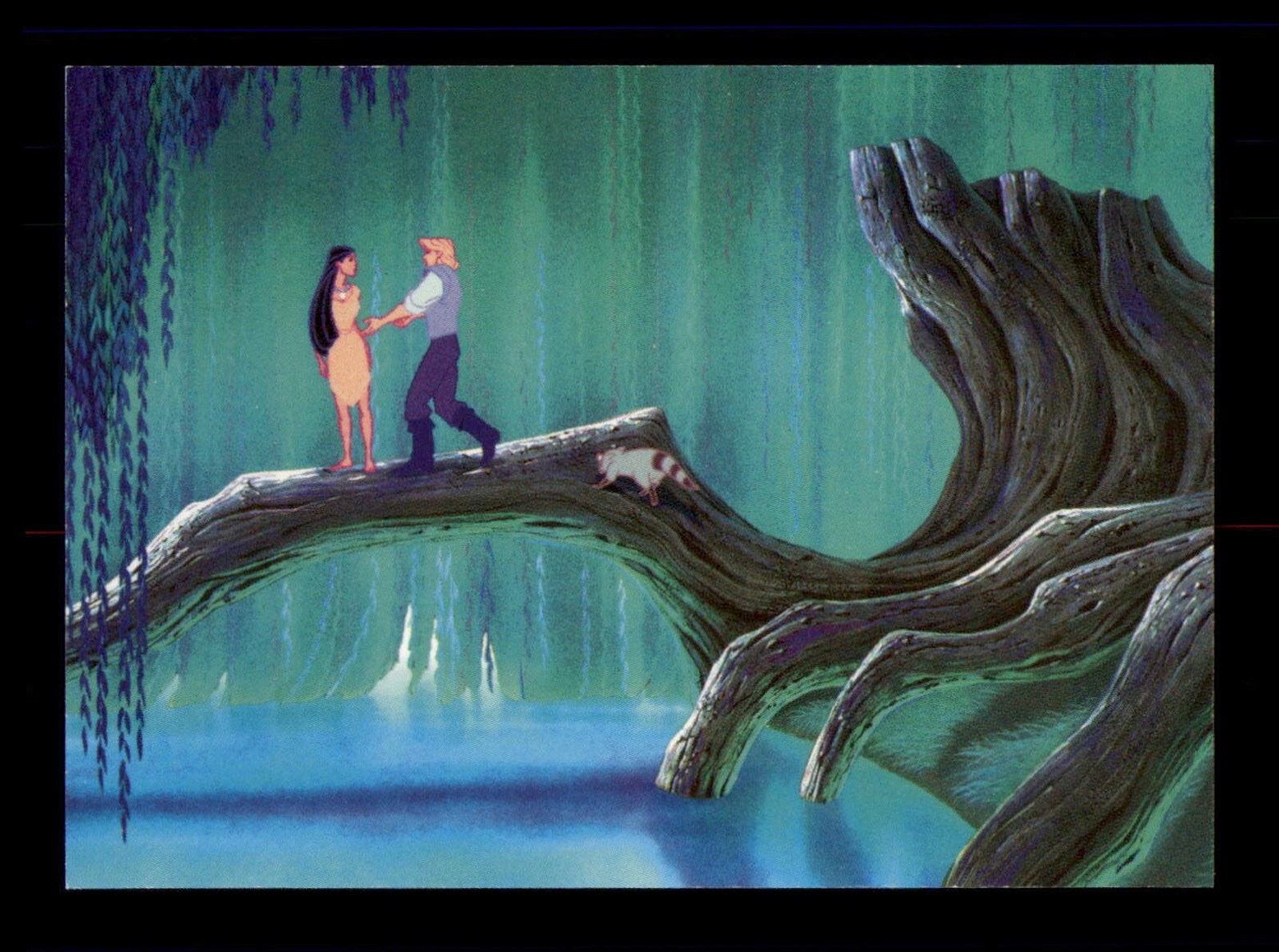 29 “Show Off.” 1995 Pocahontas Skybox Trading Card TCG