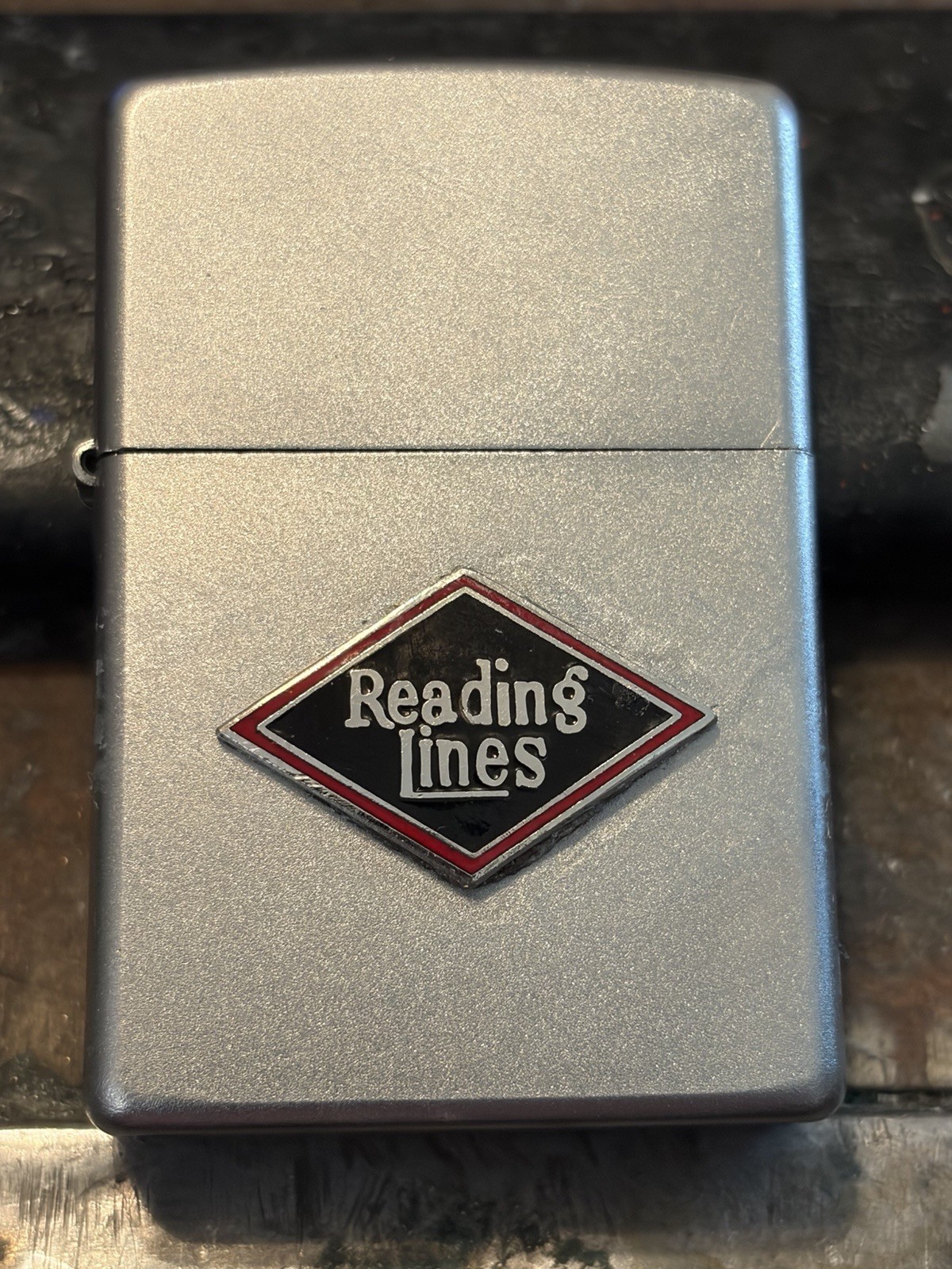 Zippo Lighter Reading Lines Railroad
