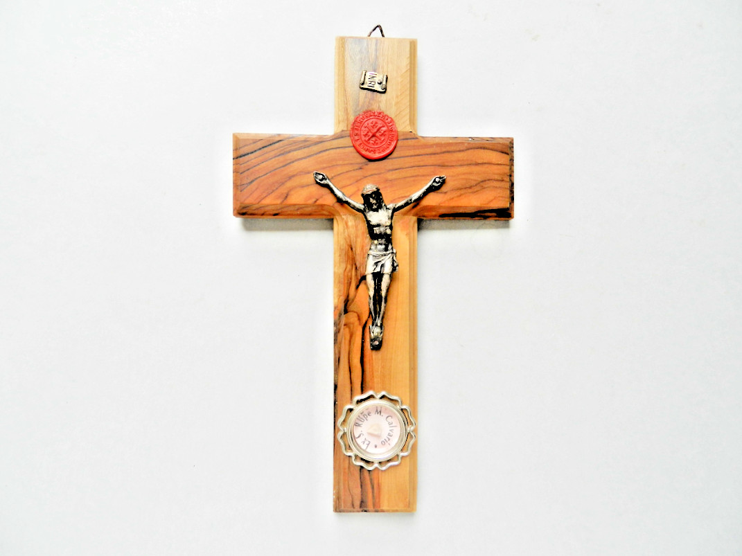 Authentic Jerusalem Cross Relic Piece Crucifixion of Jesus Christ Rare