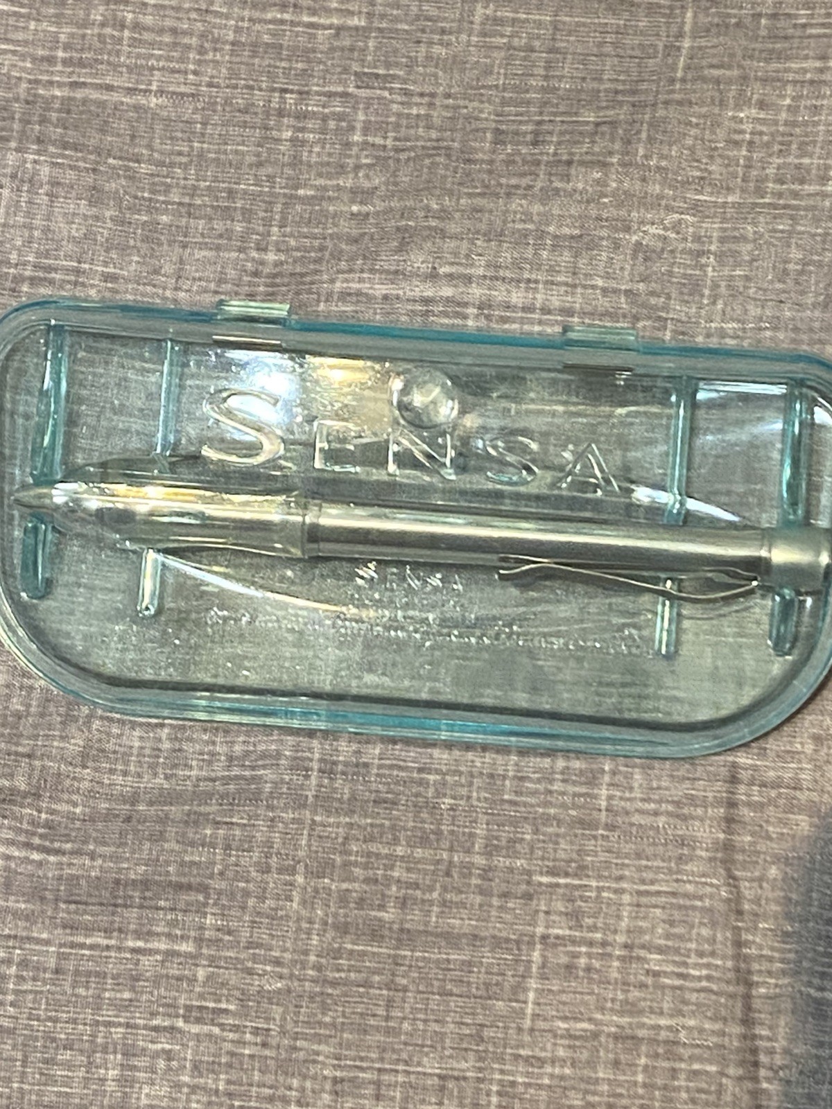 Sensa Zephyr Champagne & Gold Ballpoint Pen  - Vintage 90’s See Description