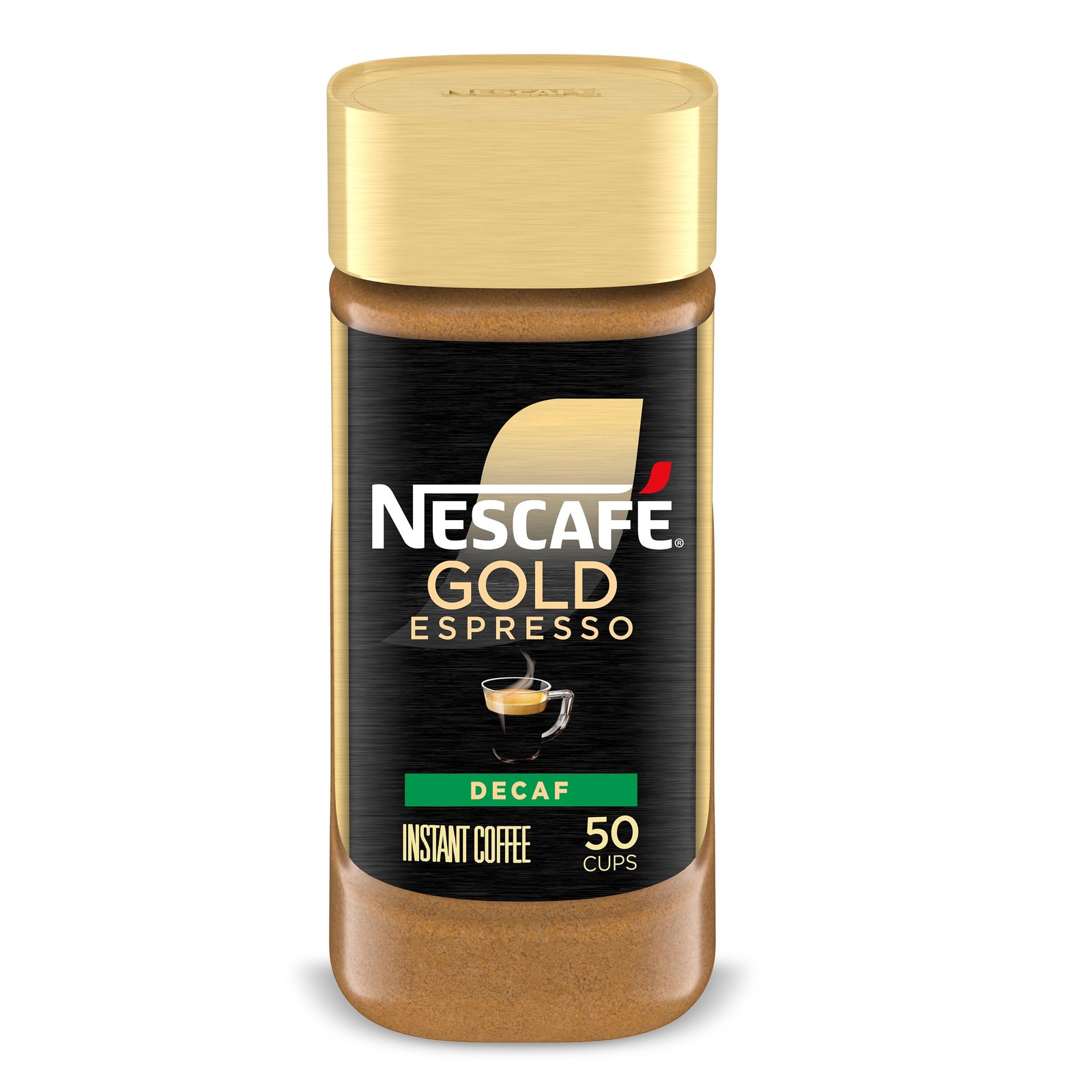 NESCAFÉ Gold Decaf Espresso Instant Coffee, 3.17 oz Jar Ounce (Pack of 1)