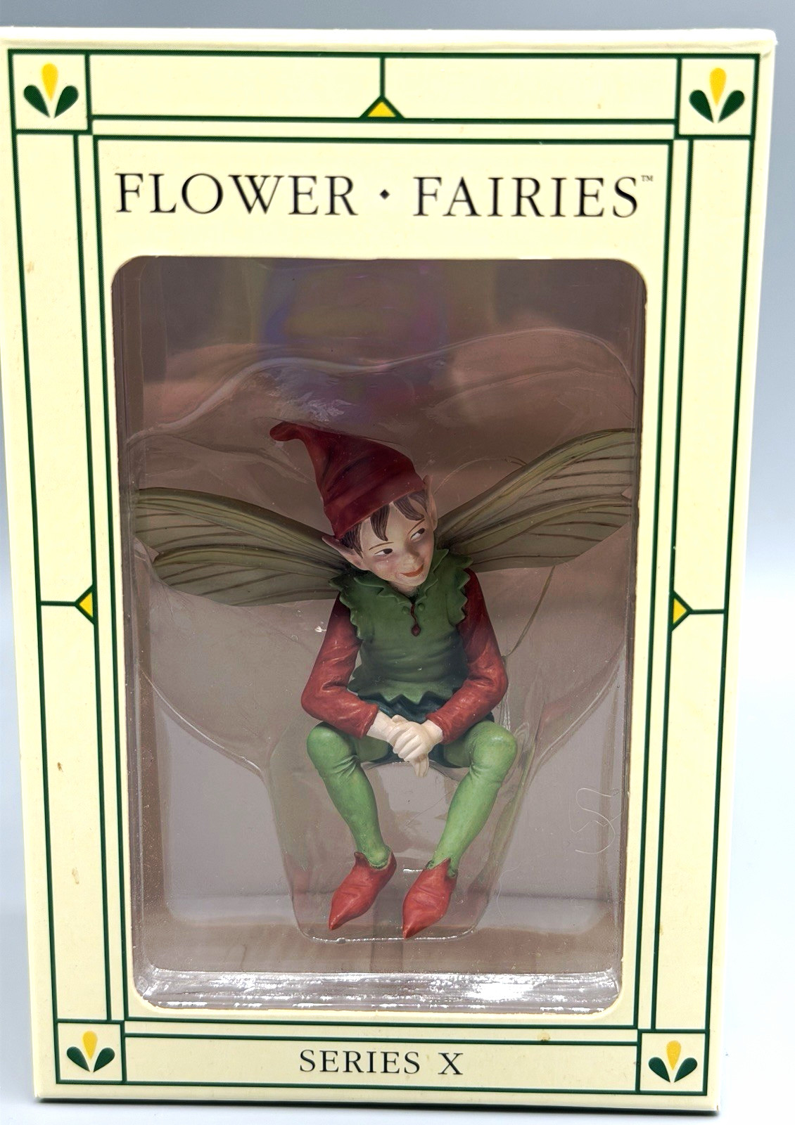 Flower Fairies Series X The Elf Fairy #6956 Hanging Ornament Figurine w/ Box Flower Fairies Series X The Elf Fairy #6956 Hanging Ornament Figurine w/ Box