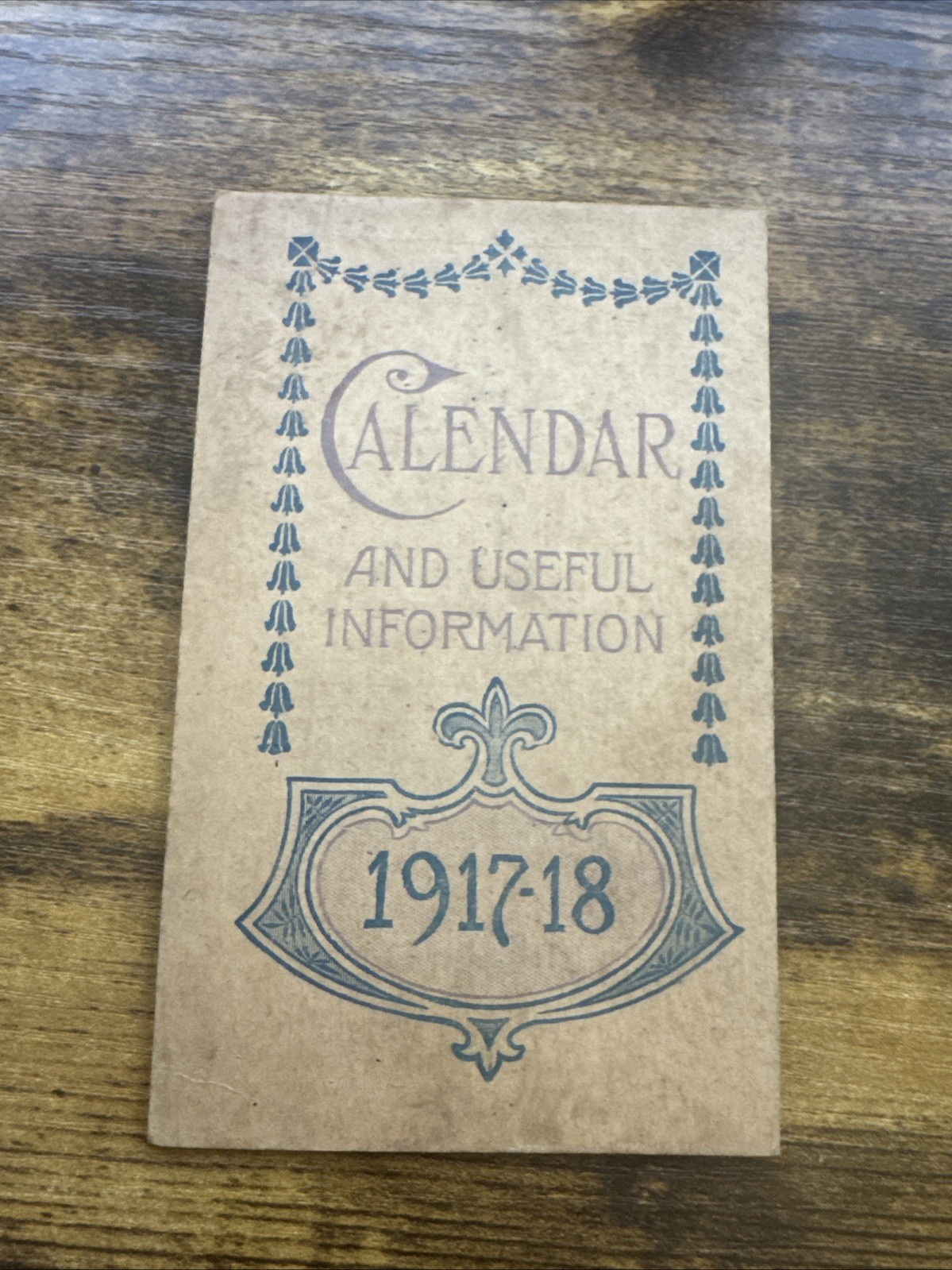 Vintage 1917-1918 Emerson\'s Bromo Seltzer Calendar Notepad Notebook Useful Info Vintage 1917-1918 Emerson\'s Bromo Seltzer Calendar Notepad Notebook Useful Info