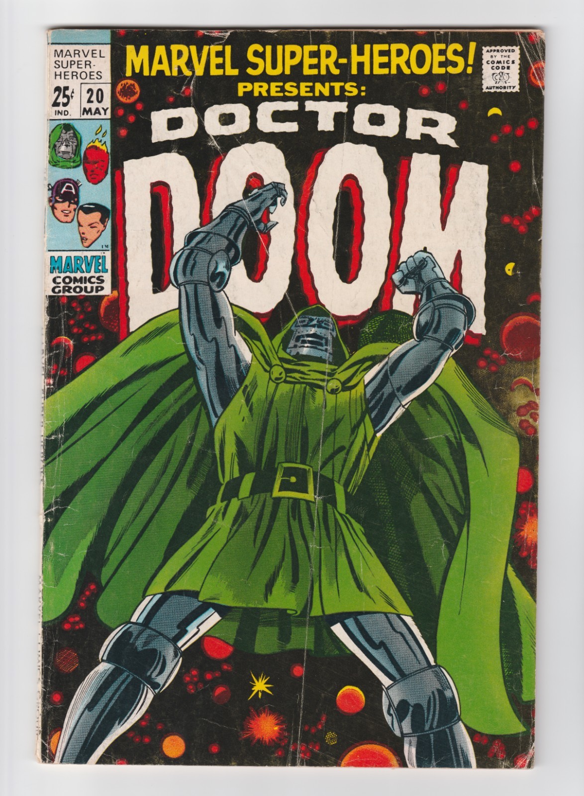 Marvel Super Heroes #20 (1969) - 1st Valeria Appearance - Dr Doom Solo Story