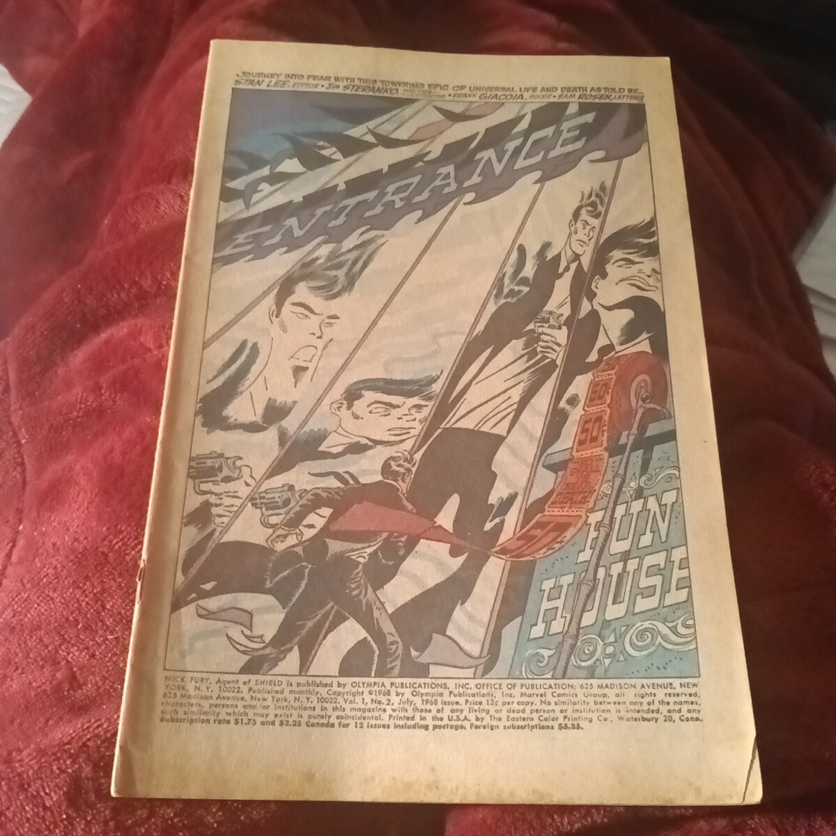 NICK FURY AGENT OF S.H.I.E.L.D. #2 MARVEL 1968 JIM STERANKO COVER ART CENTURIUS