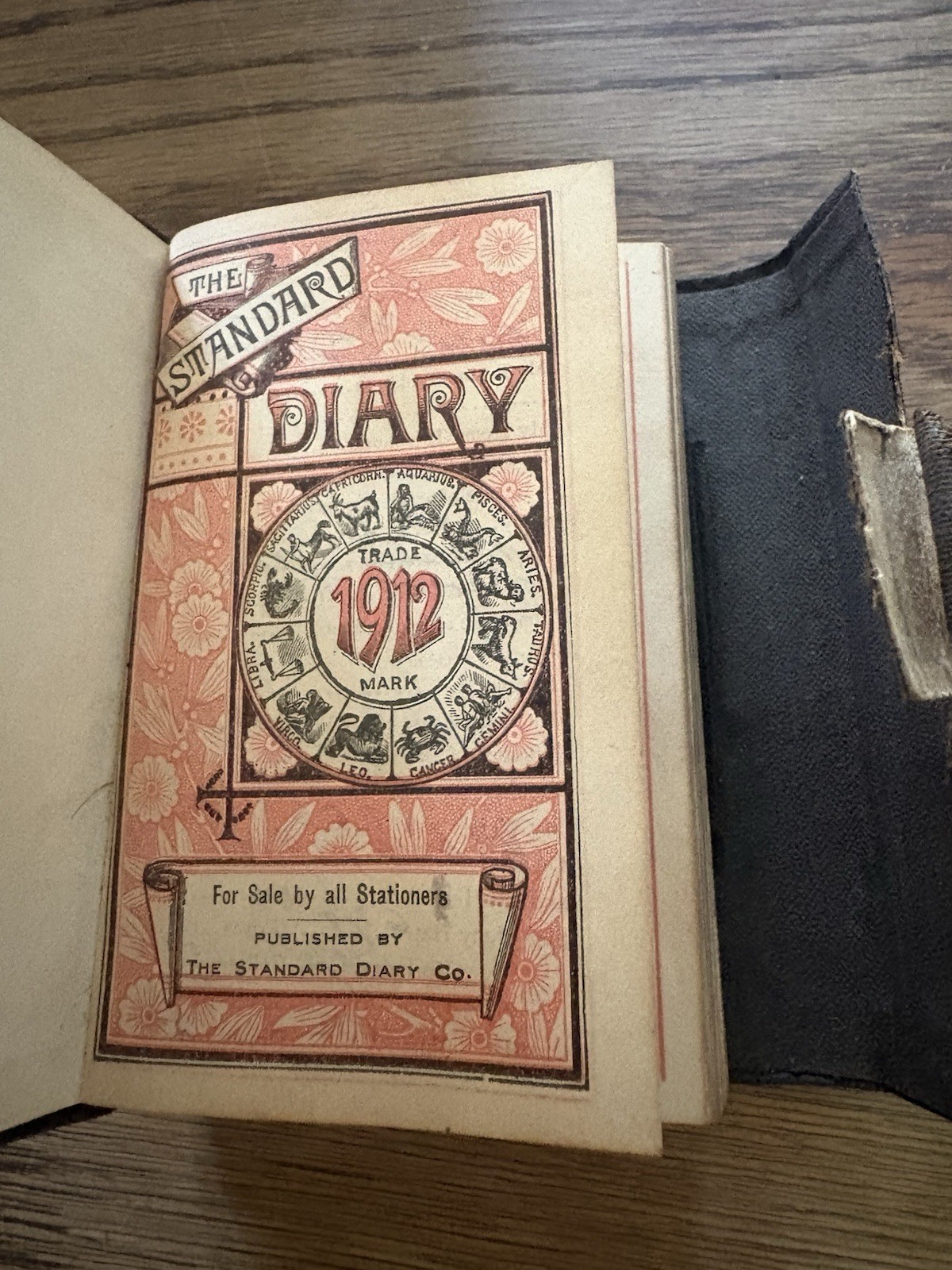Antique THE STANDARD DIARY 1912