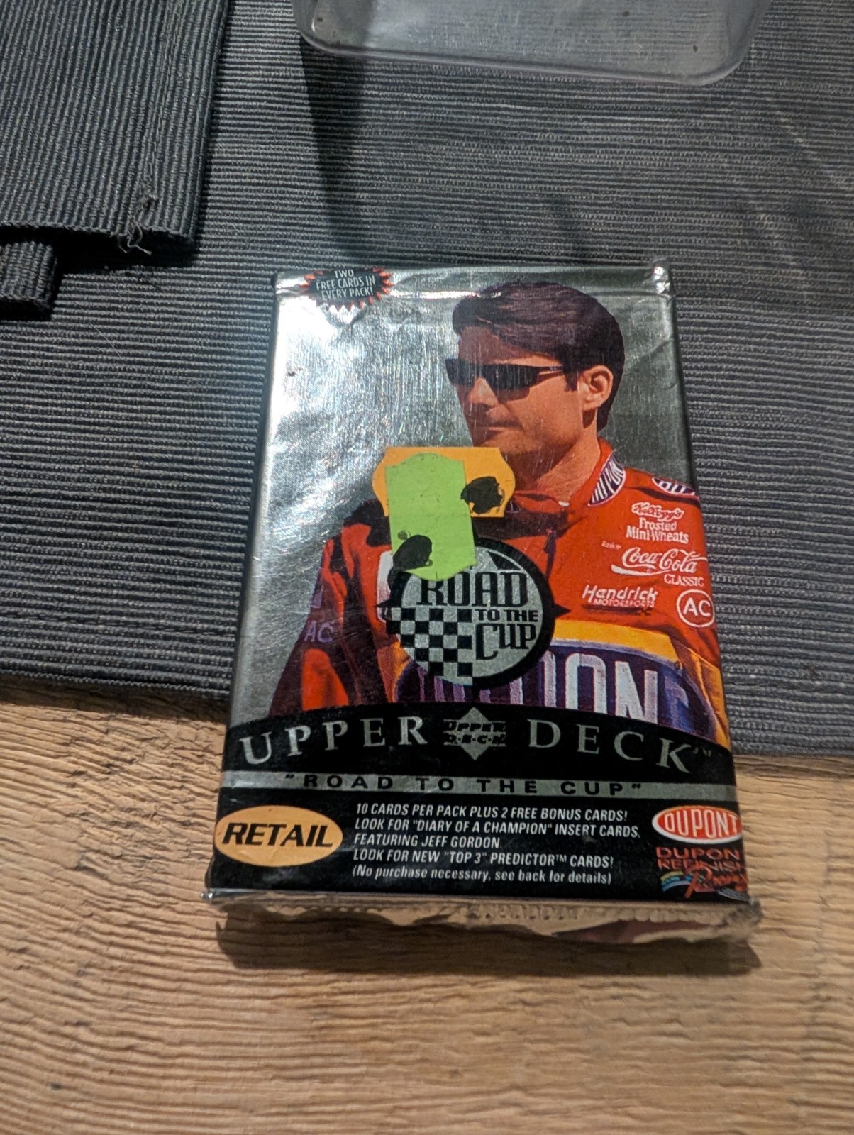 1996 Upper Deck Road to the Cup NASCAR Sealed Pack 10 Cards + 2 Bonus Jeff...