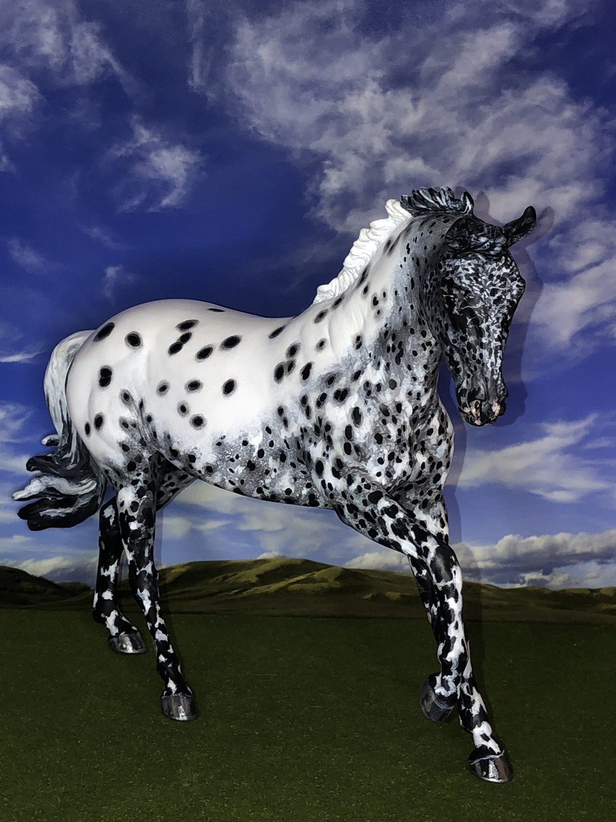 OOAK Breyer cm Custom WB Horse To an Appaloosa Sport Horse **Beautiful** OOAK Breyer cm Custom WB Horse To an Appaloosa Sport Horse **Beautiful**