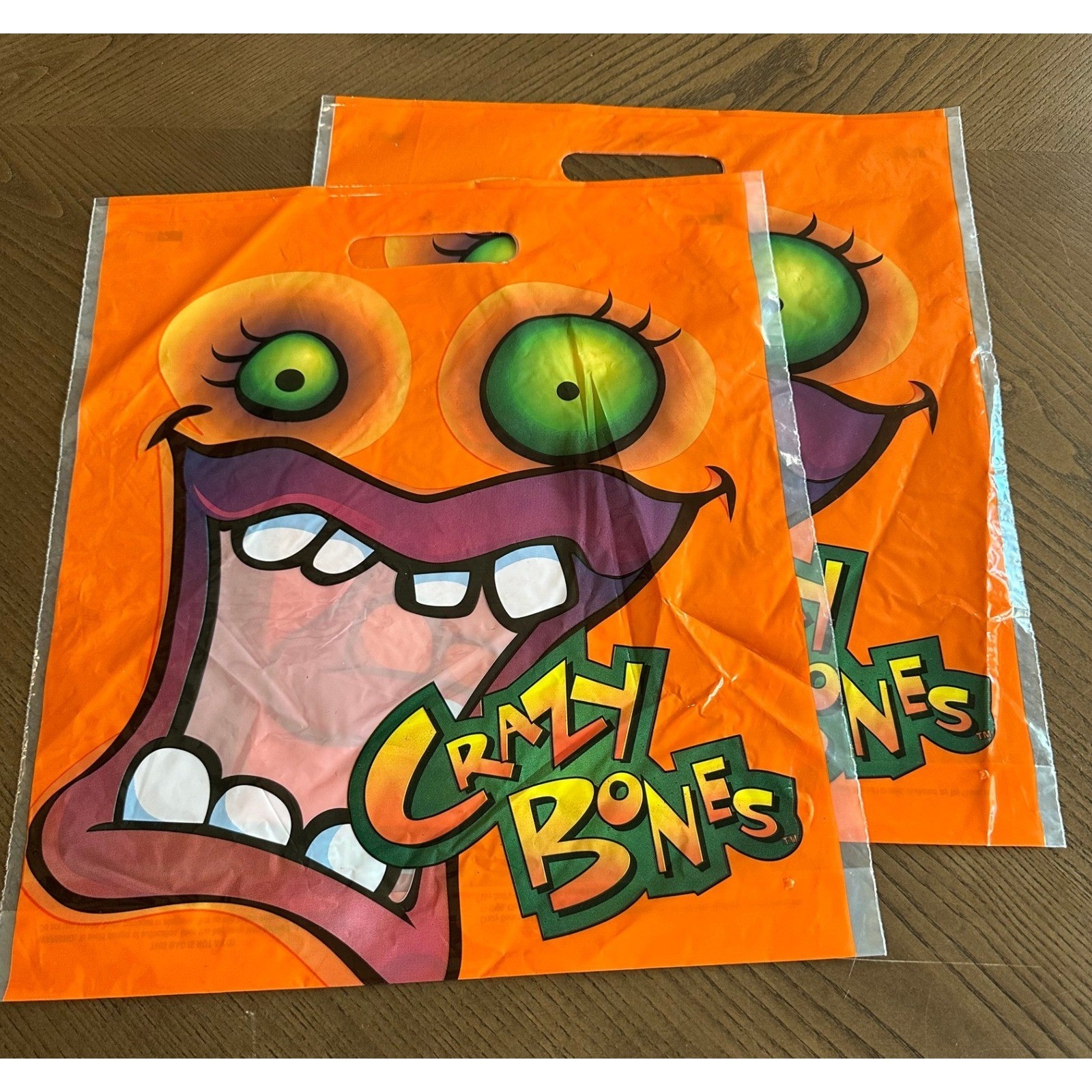 Vintage 1999 Crazy Bones Target Promo Plastic Bags Frito Lay Pepsi Lot of 2 Vintage 1999 Crazy Bones Target Promo Plastic Bags Frito Lay Pepsi Lot of 2