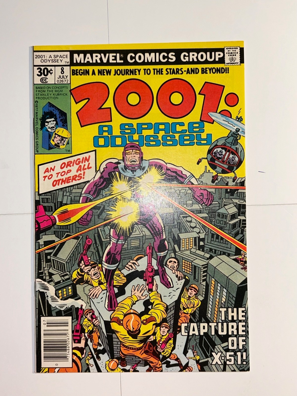 2001 A Space Odyssey # 8 * 1st Machine Man * Mister Machine X-51 * HIGH GRADE