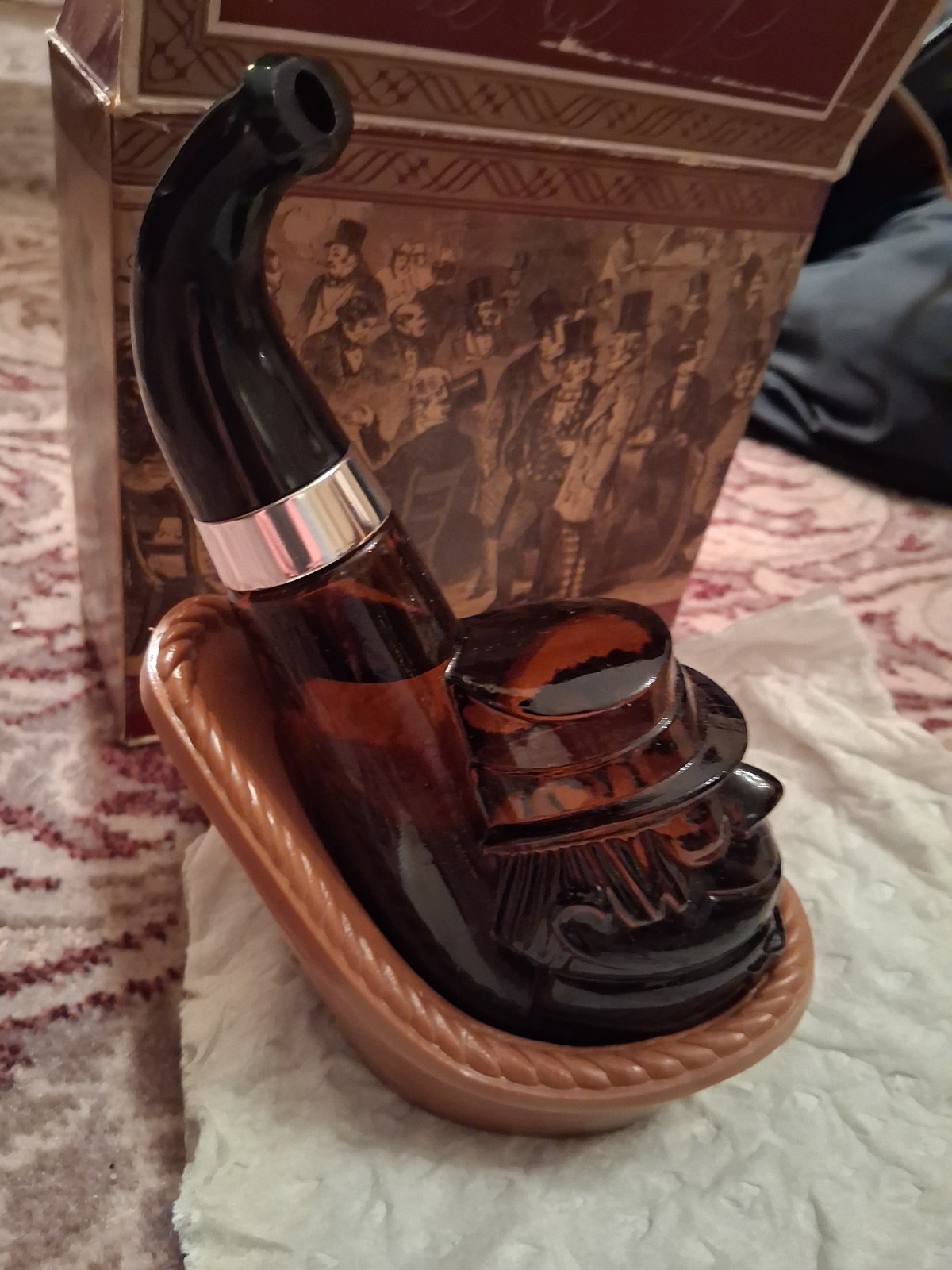 Avon Vintage 1970s Aftershave In Box Pipe With Everything Avon Vintage 1970s Aftershave In Box Pipe With Everything