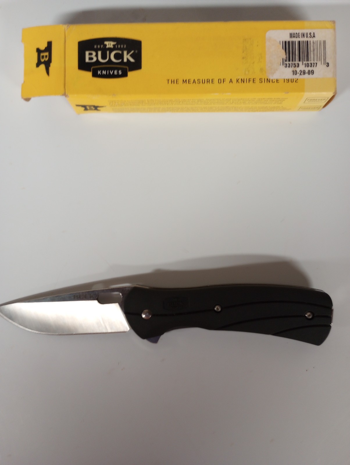 Buck Knives 345BKS Vantage Select Lg. Folding Knife NIB USA Discontinued