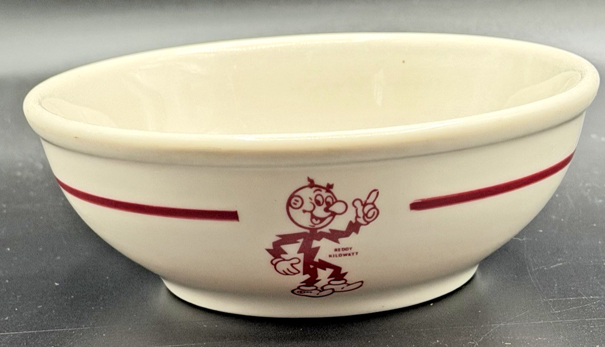 Rare Vintage 1967 REDDY KILOWATT Syracuse China  5 5/8