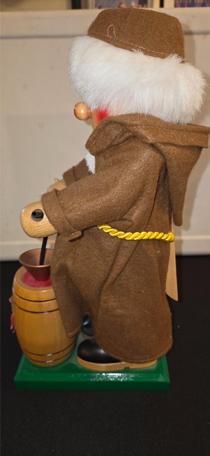 Steinbach monk Nutcracker: 16 inch  wine maker