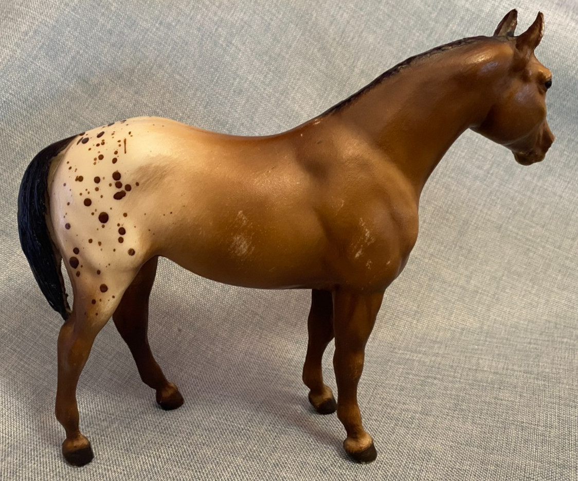 Breyer Horse 103 Quarter Horse Yearling Light Sandy Bay Brown Appaloosa