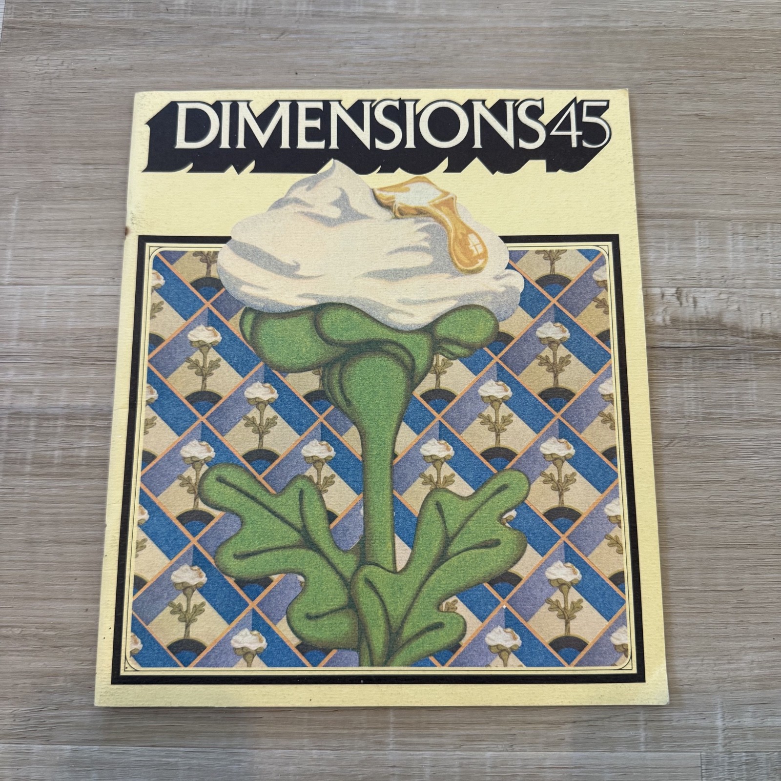 RARE Vintage 70s Dimensions 45 Simpson Lee Paper Company x Steven Jacobs Design