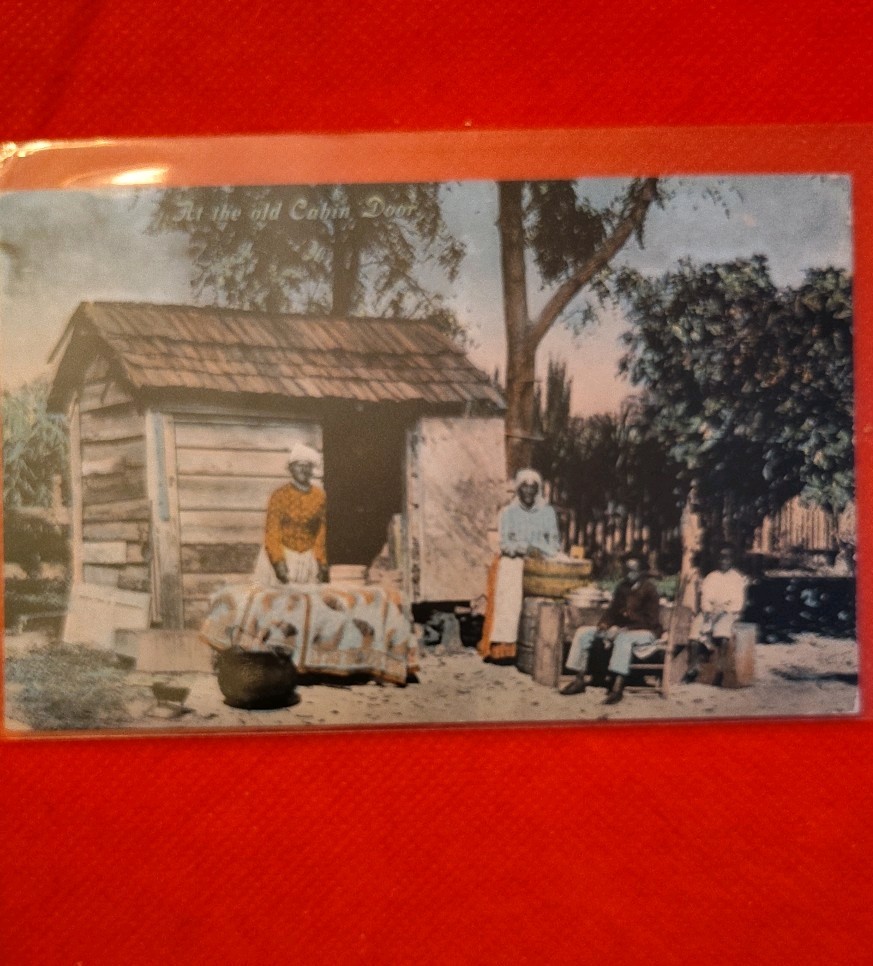 At The Old Cabin Door Black Family At Home At The Old Cabin Door Black Family At Home
