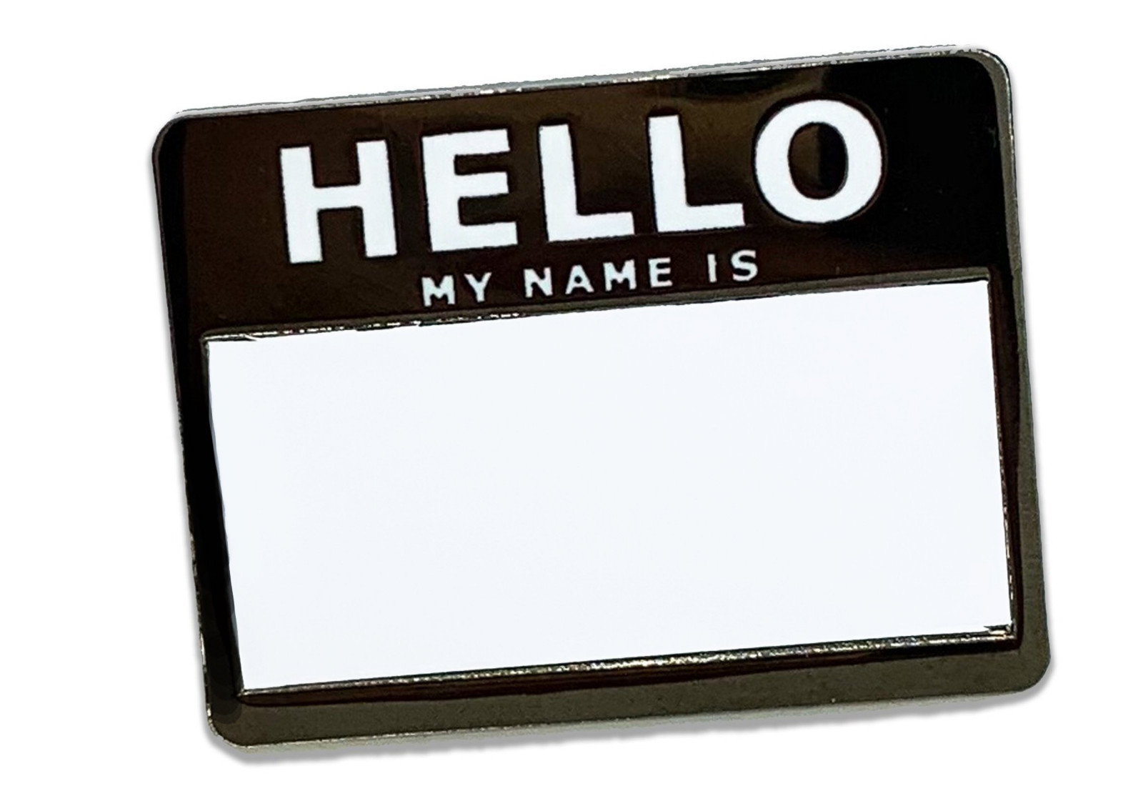 Hello My Name is Pin ( With Dry Erase ), Pinbacks, Enamel pins, hi my name is
