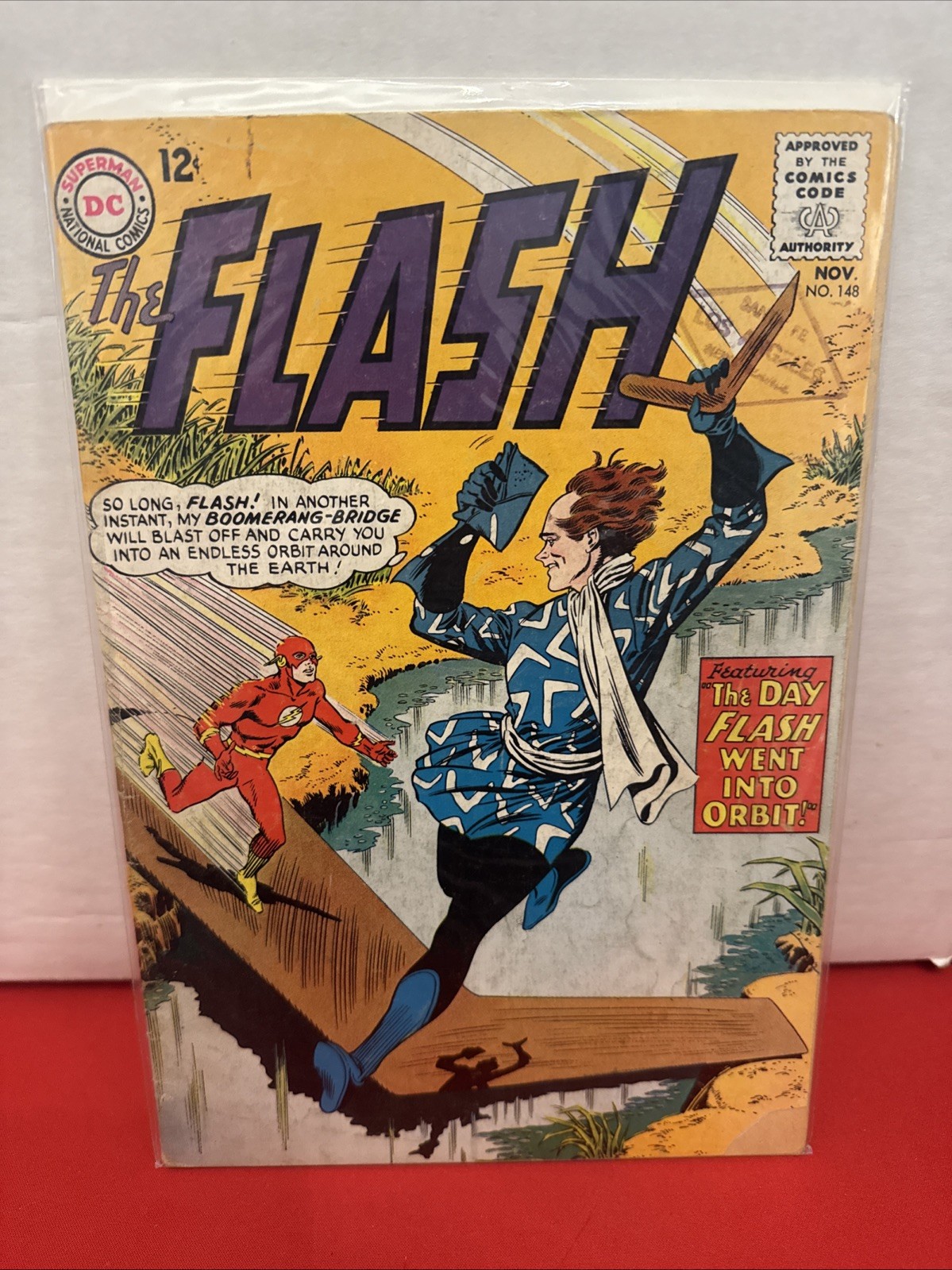 The Flash #148 1964 DC Silver Age Captain Boomerang Carmine Infantino The Flash #148 1964 DC Silver Age Captain Boomerang Carmine Infantino