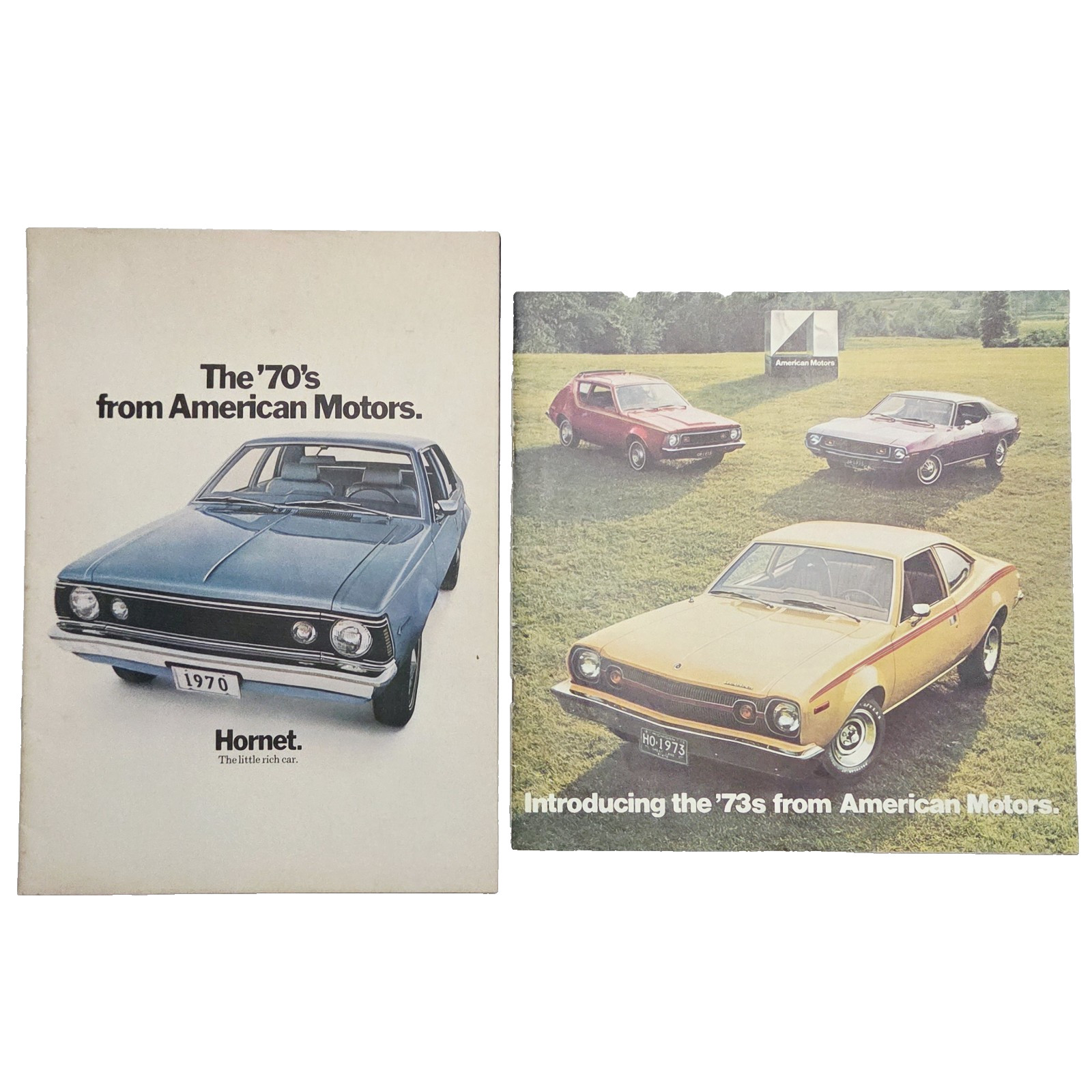 American Motors Dealer Brochure Lot 1970 1973 Original Javelin Hornet AMX AMC 