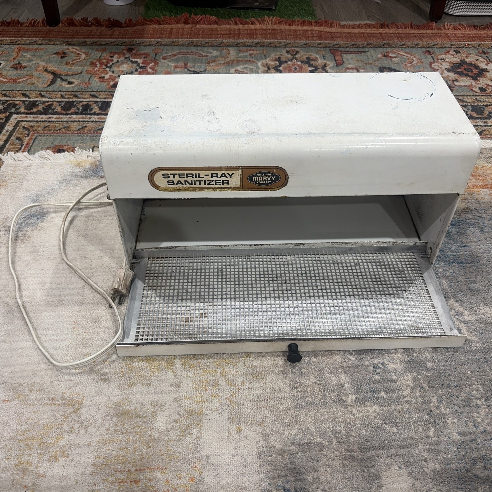 VTG Marvy Steril Ray Ultraviolet Dry Sanitizer Model 10 Barbershop No Light/door