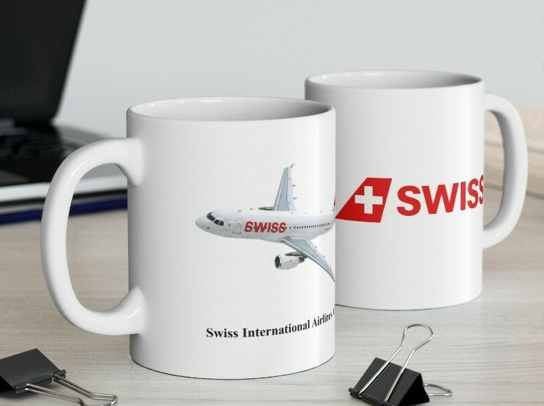 Swiss International Airlines A319-100 Coffee Mug