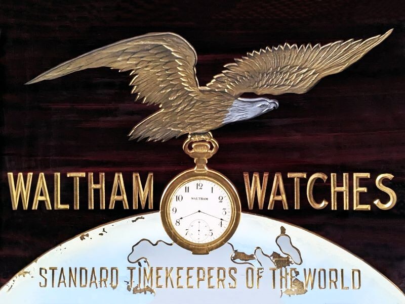 Waltham Pocket Watches, Timekeepers of World NEW METAL SIGN: 12x16\