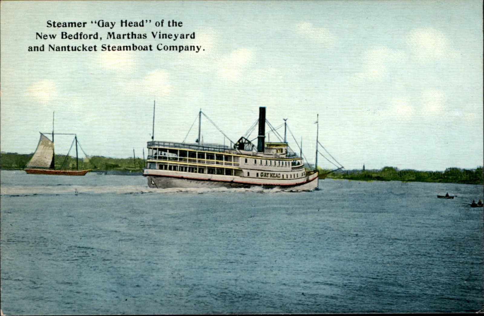 Steamer Gay Head c1900s-10s Vintage Postcard