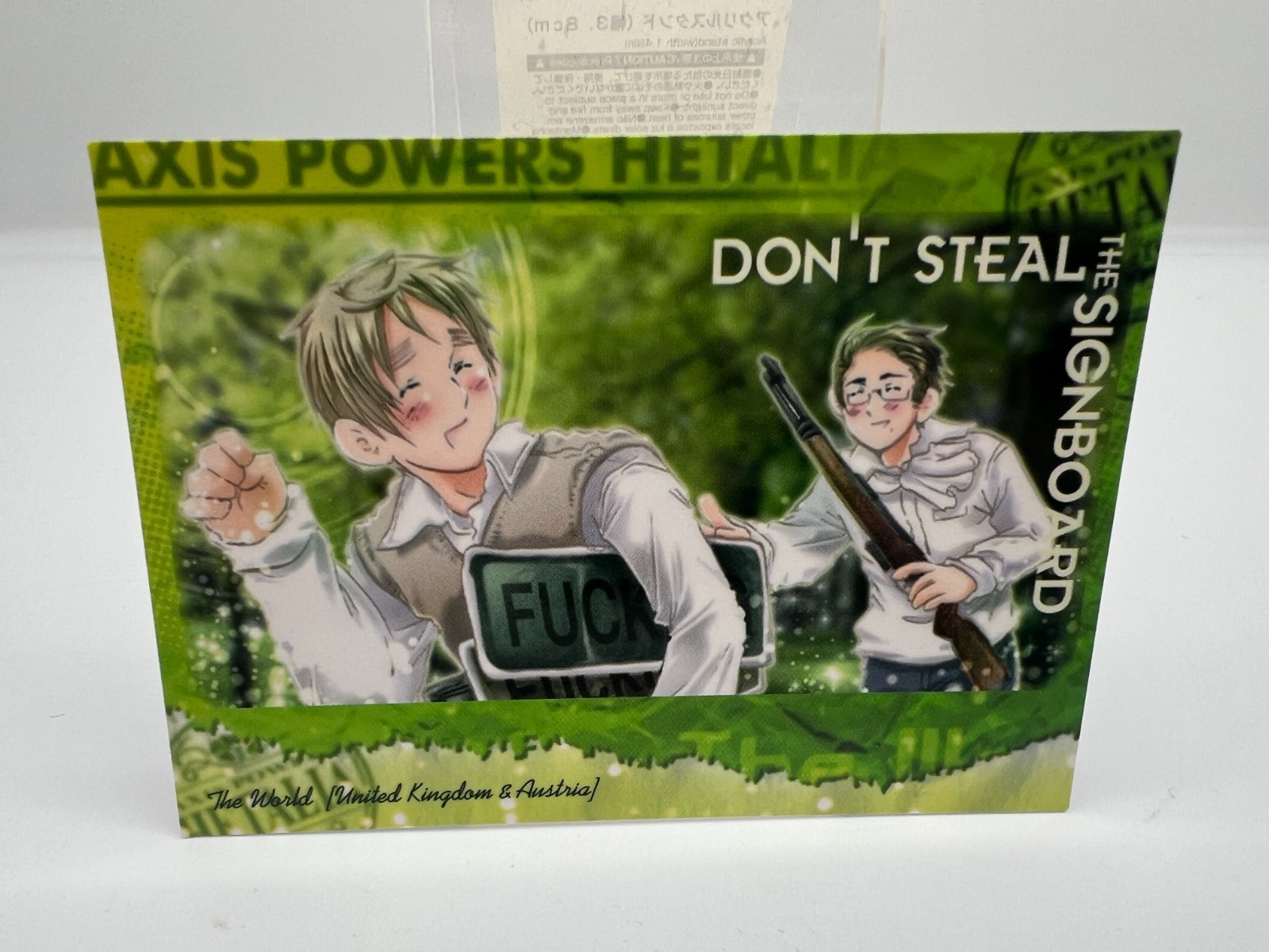 Axis Powers HETALIA card NO.54 First edition Japanese Frontier Works Rare F/S