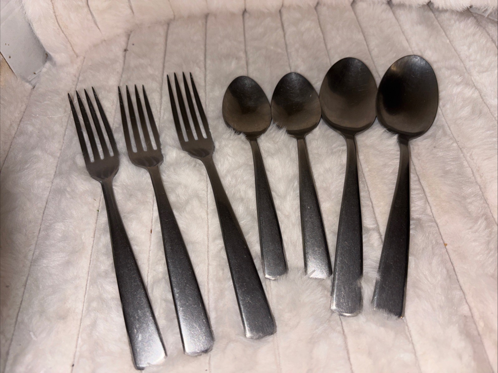 Vintage Traditions Simplicity Stainless Flatware USA - Mixed Lot of 7 