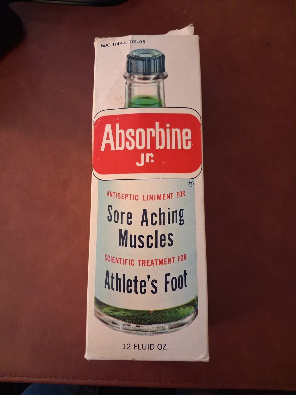 Absorbine Jr Antiseptic Liniment Sore Aching Muscles Athlete's Foot VTG 1972