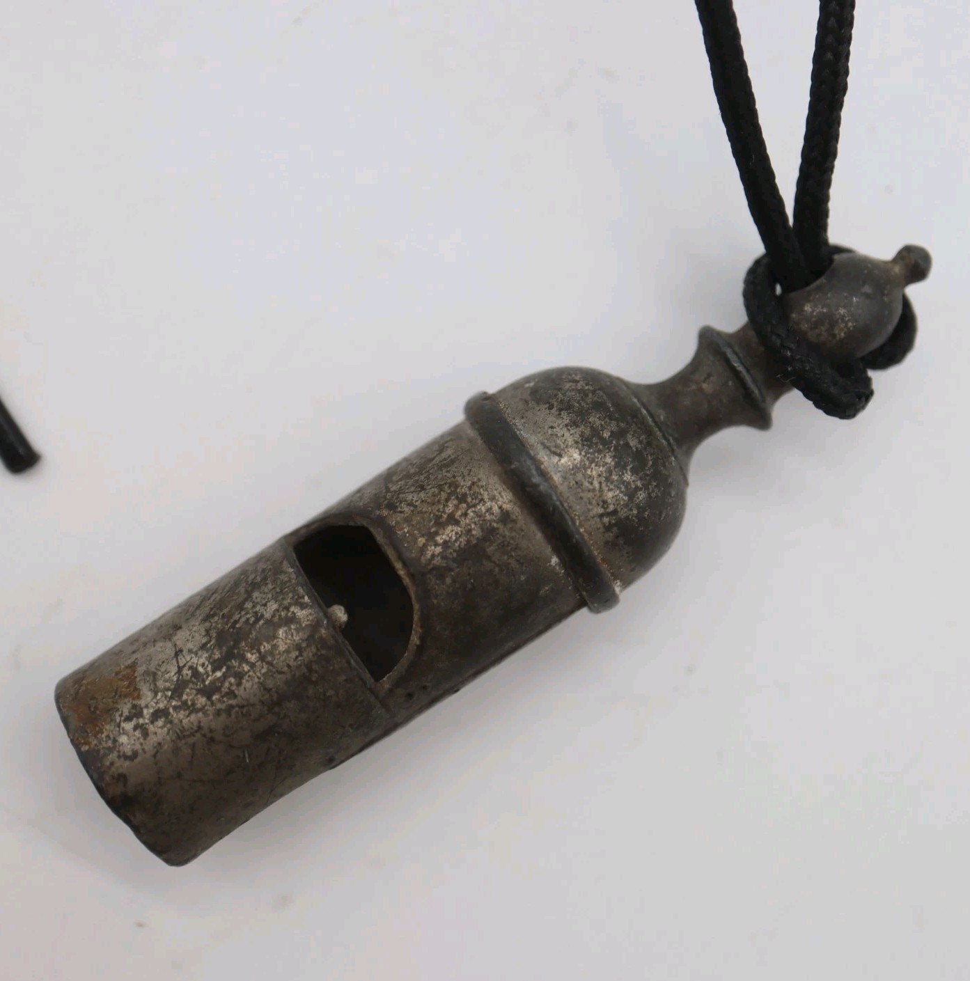 Original Antique World War One German Military Metal Trench Whistle WW1