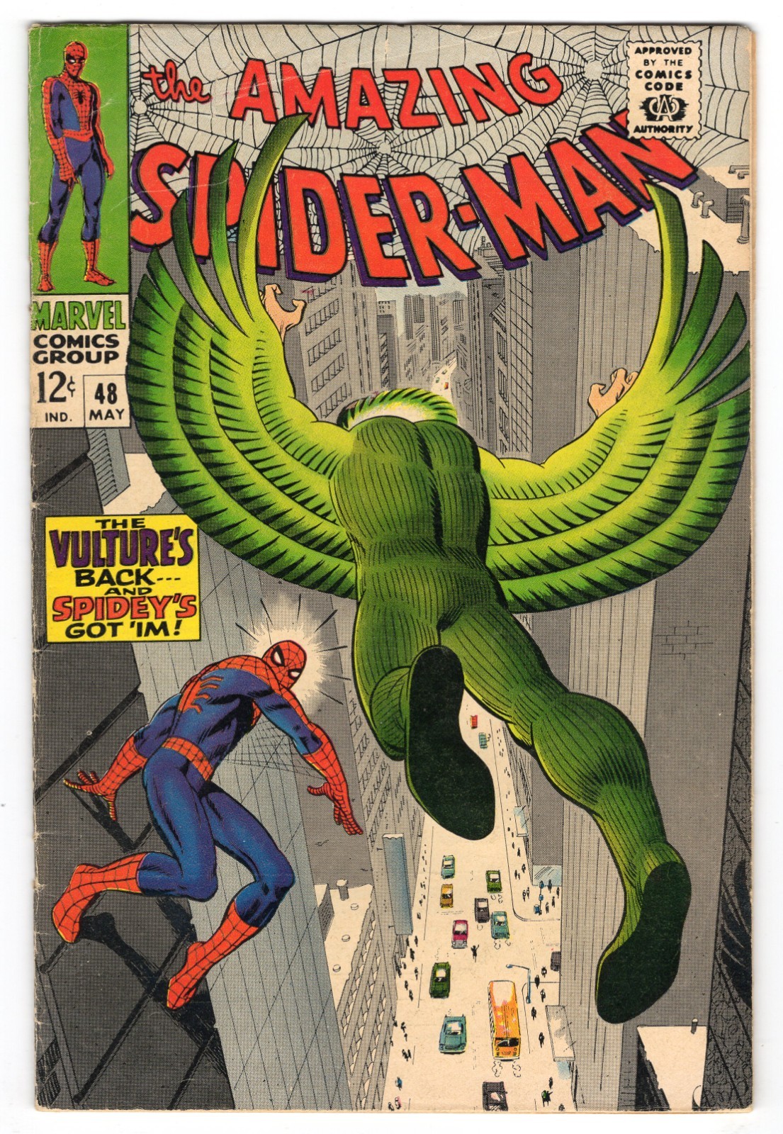 Amazing Spider-Man 48 1967 Marvel Comics VG+ 4.5 Mary Jane Vulture Gwen Stacy