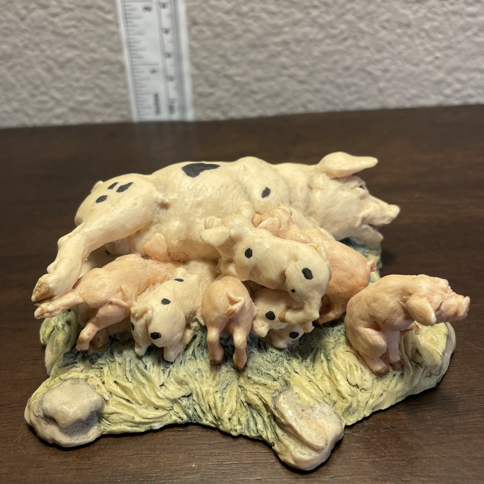 Lowell Davis Fox Fire Farm Sow & Piglets “Rooted Out” Figurine