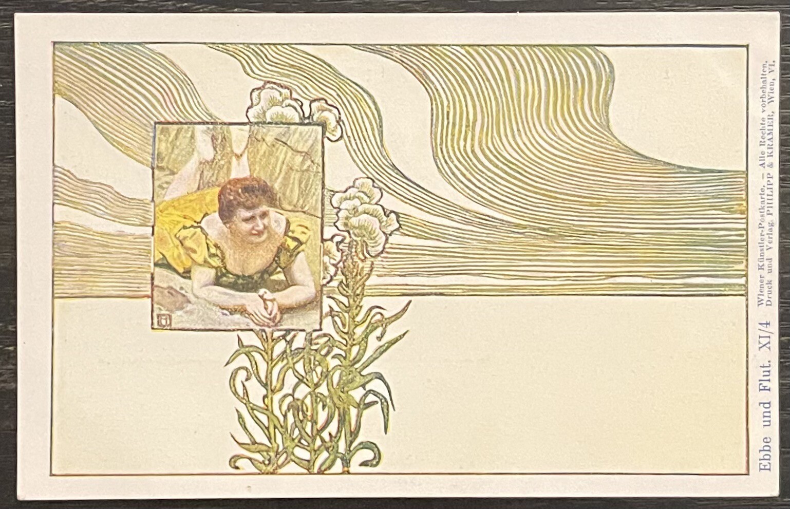 2 Postcards - Ebbe Und Flut - Walter Hampel  - Art Nouveau - Philipp & Kramer