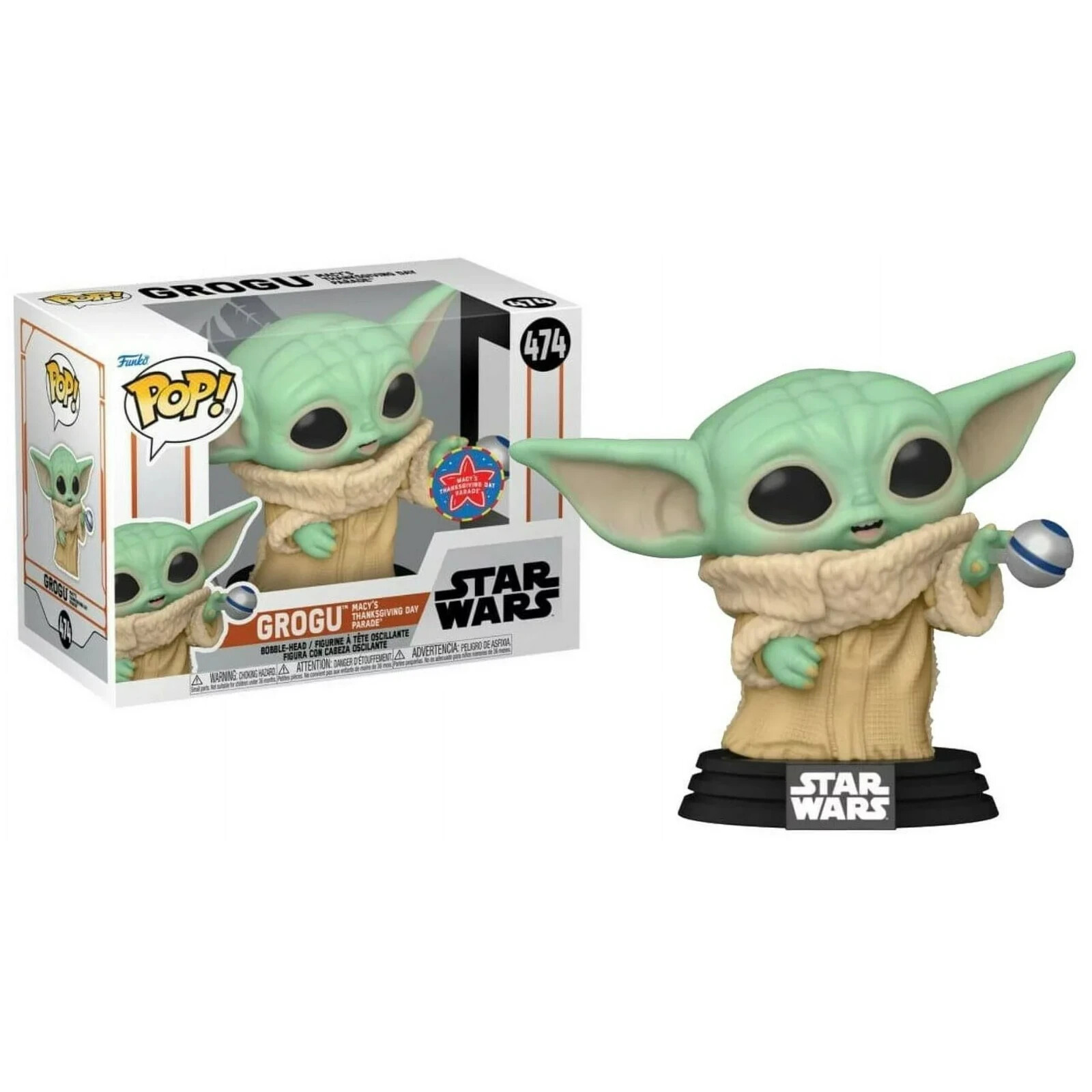 BOX DAMAGED Funko Pop Star Wars:  - Grogu  Macys Thanksgiving Day Parade #474